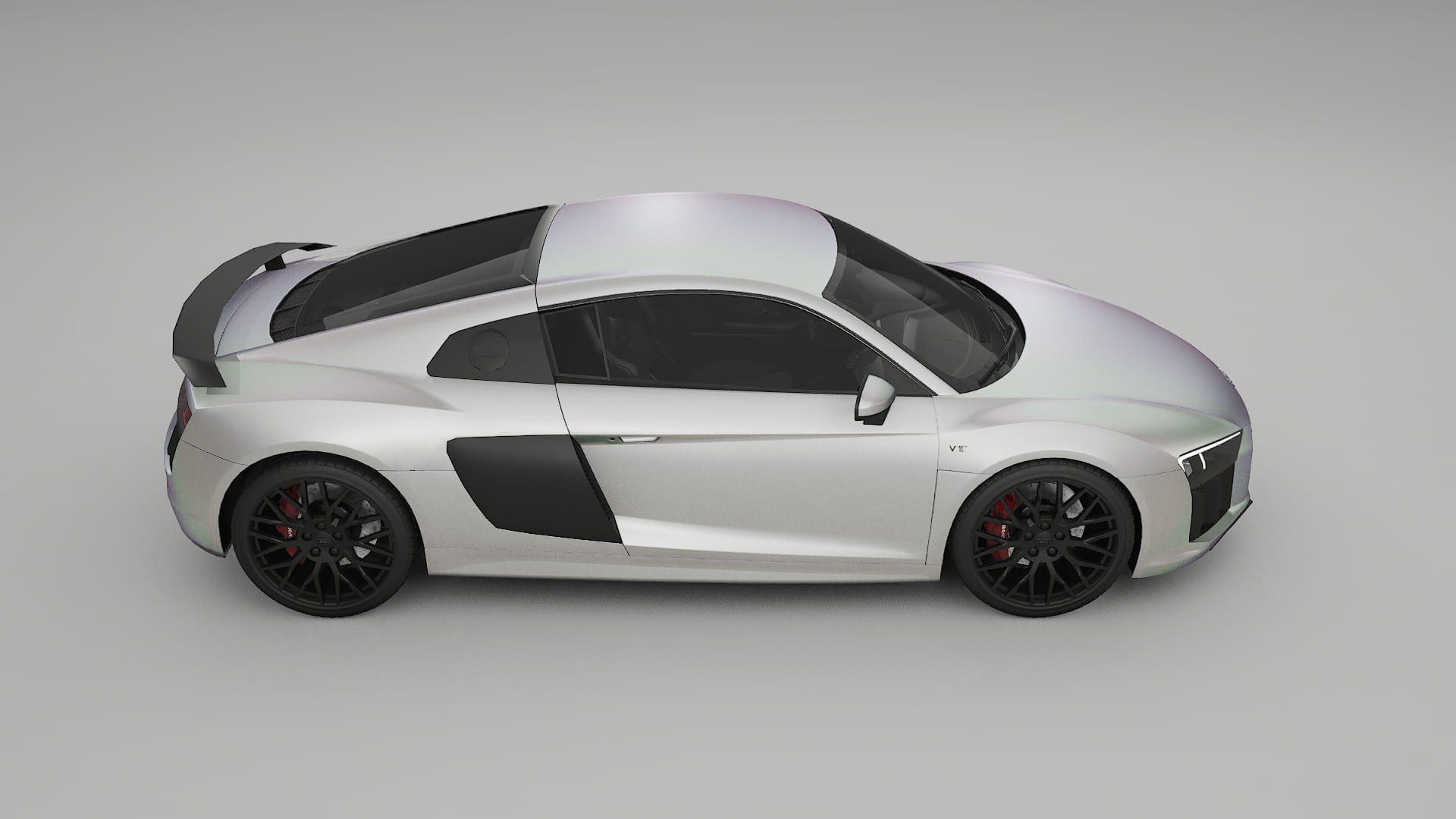 Audi R8 typ 4S prefacelift pre LCI TPU Lackschutzfolie | NEBULA Farbwechsel PPF – Komplett-Vorgeschnittener Kit