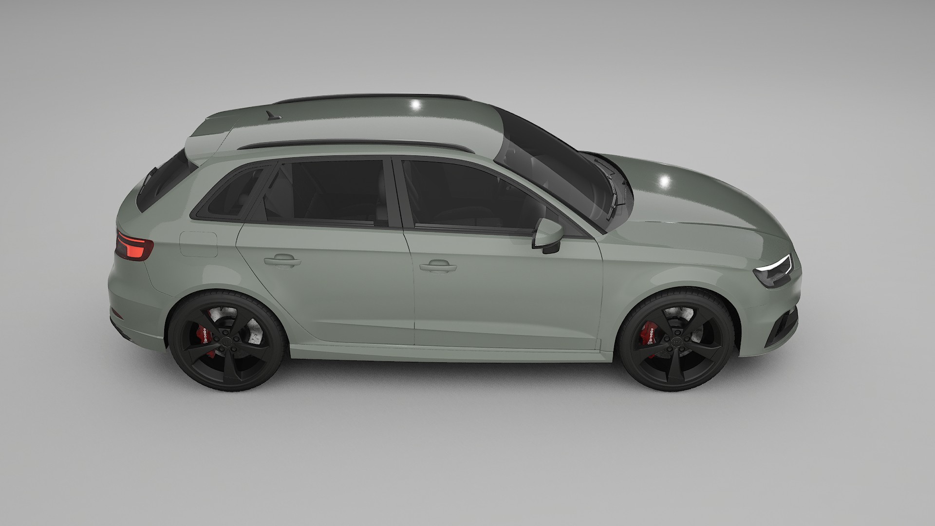 Audi RS3 Sportback 8V facelift LCI TPU Lackschutzfolie | SLATE Farbwechsel PPF – Komplett-Vorgeschnittener Kit