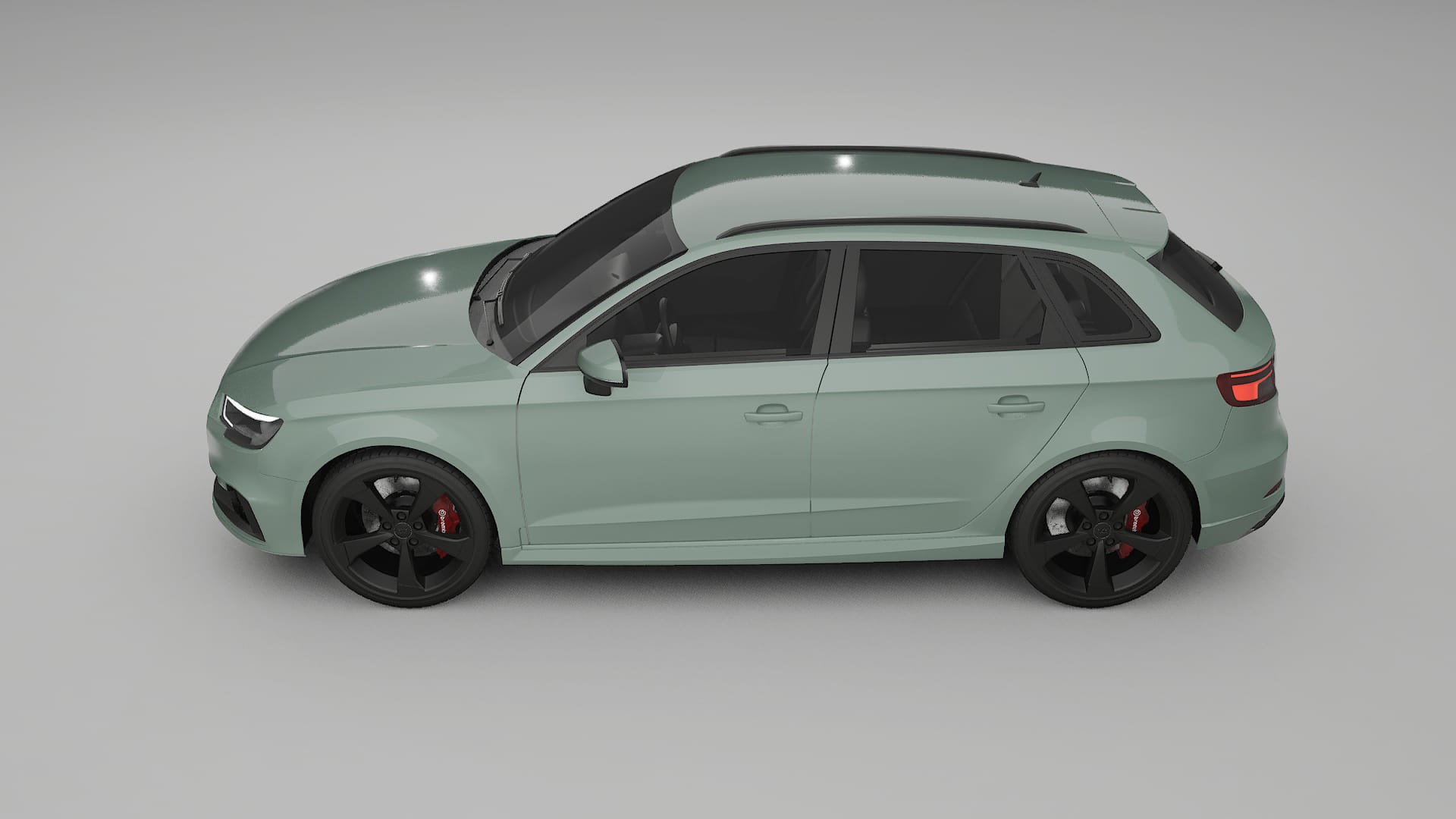 Audi RS3 Sportback 8V facelift LCI TPU Lackschutzfolie | CINDER Farbwechsel PPF – Komplett-Vorgeschnittener Kit