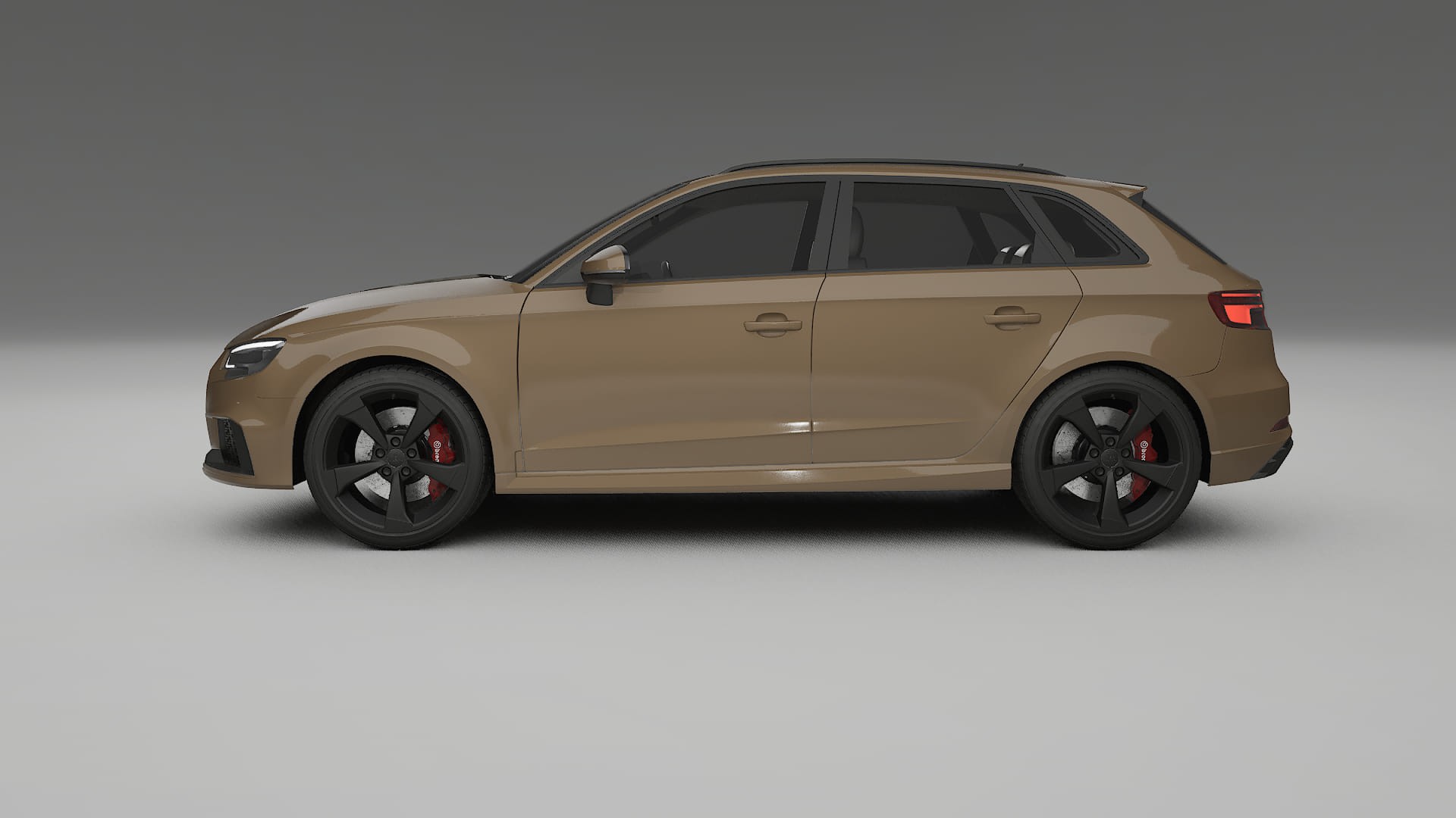 Audi RS3 Sportback 8V facelift LCI TPU Lackschutzfolie | SAHARA Farbwechsel PPF – Komplett-Vorgeschnittener Kit