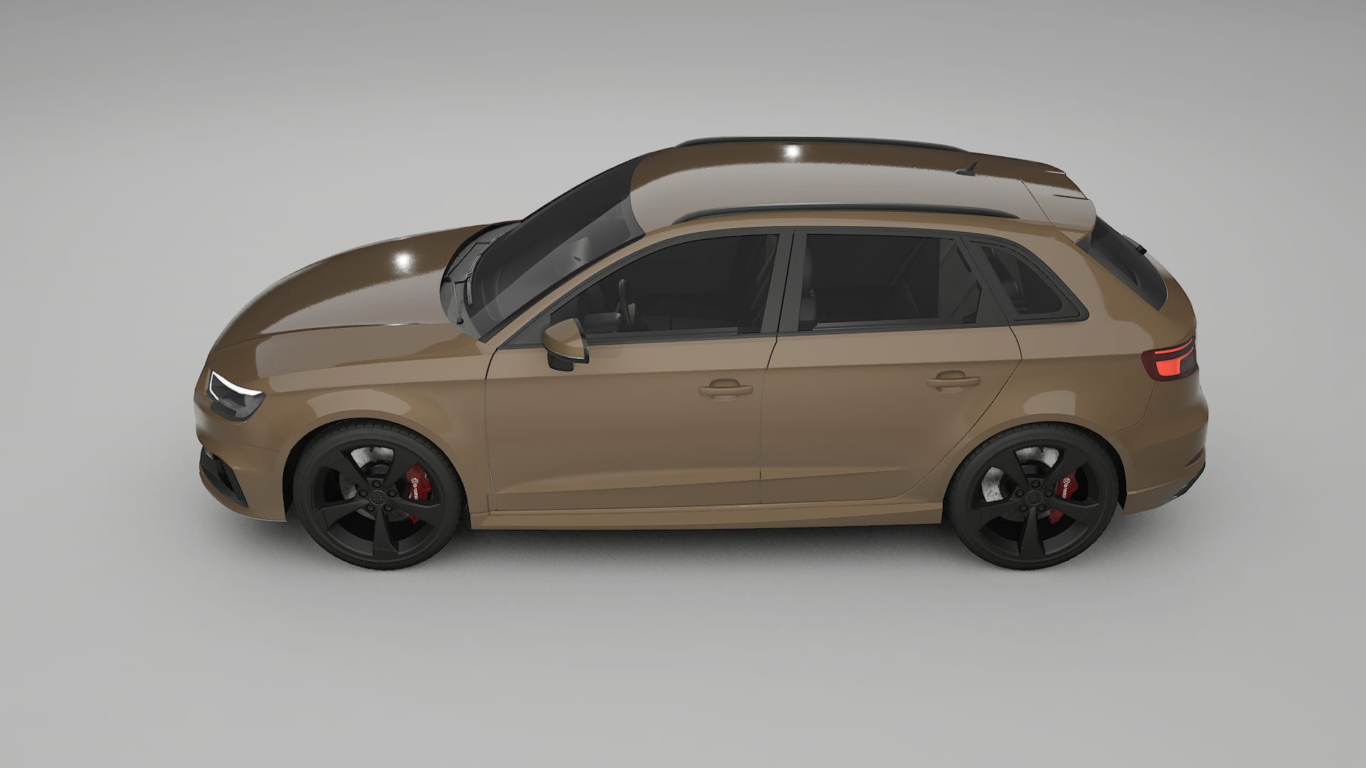 Audi RS3 Sportback 8V facelift LCI TPU Lackschutzfolie | SAHARA Farbwechsel PPF – Komplett-Vorgeschnittener Kit