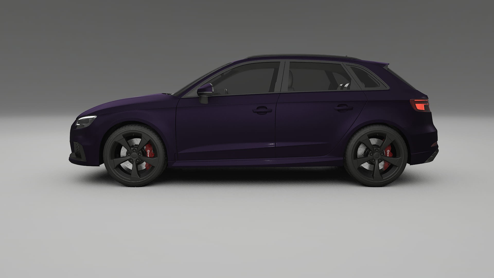 Audi RS3 Sportback 8V facelift LCI TPU Lackschutzfolie | VIOLET Farbwechsel PPF – Komplett-Vorgeschnittener Kit