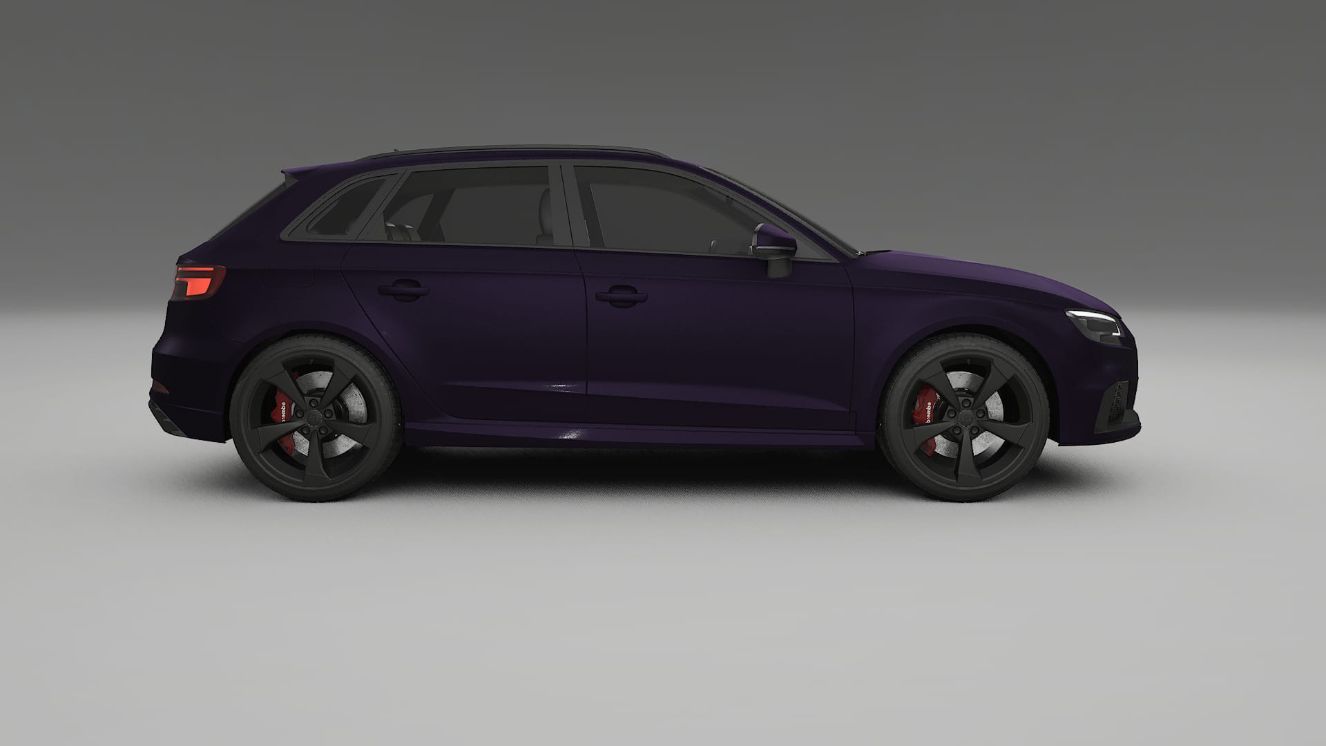 Audi RS3 Sportback 8V facelift LCI TPU Lackschutzfolie | VIOLET Farbwechsel PPF – Komplett-Vorgeschnittener Kit