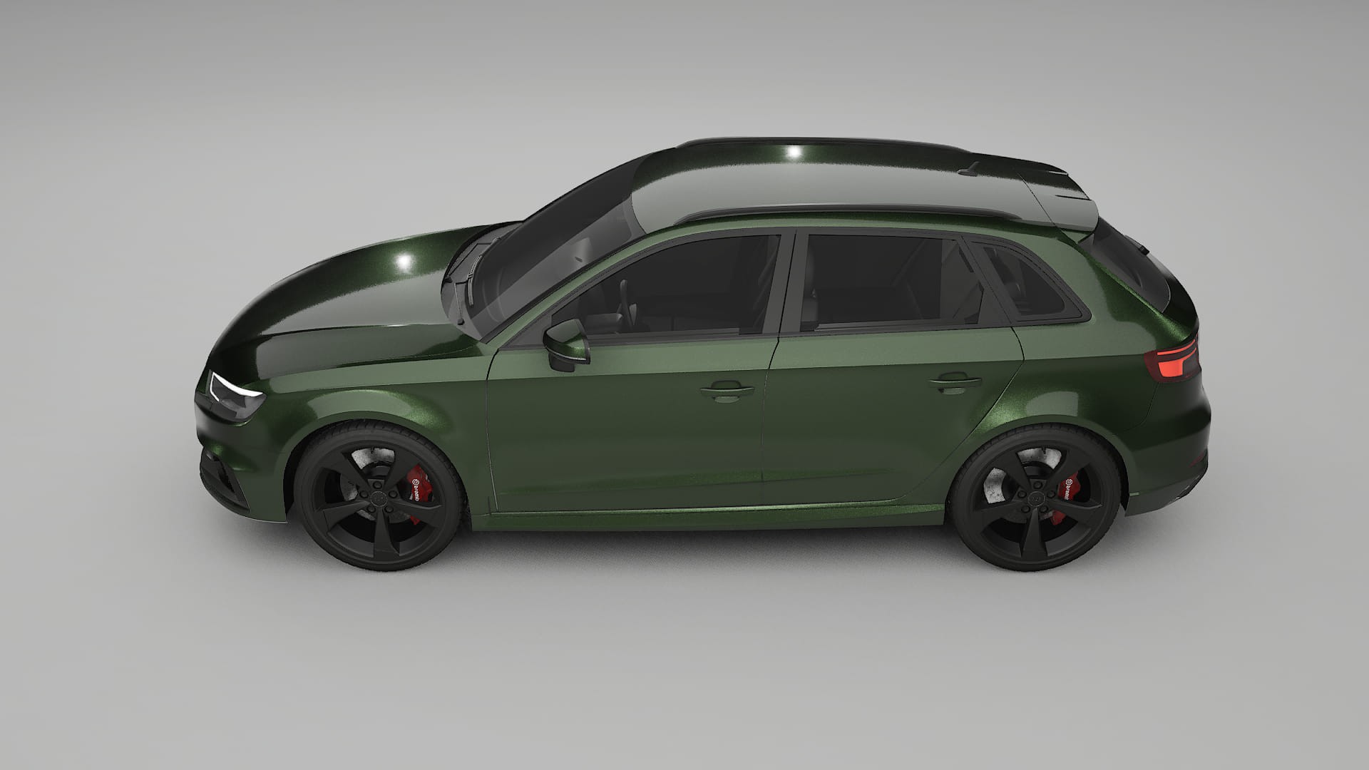 Audi RS3 Sportback 8V facelift LCI TPU Lackschutzfolie | LAGOON Farbwechsel PPF – Komplett-Vorgeschnittener Kit