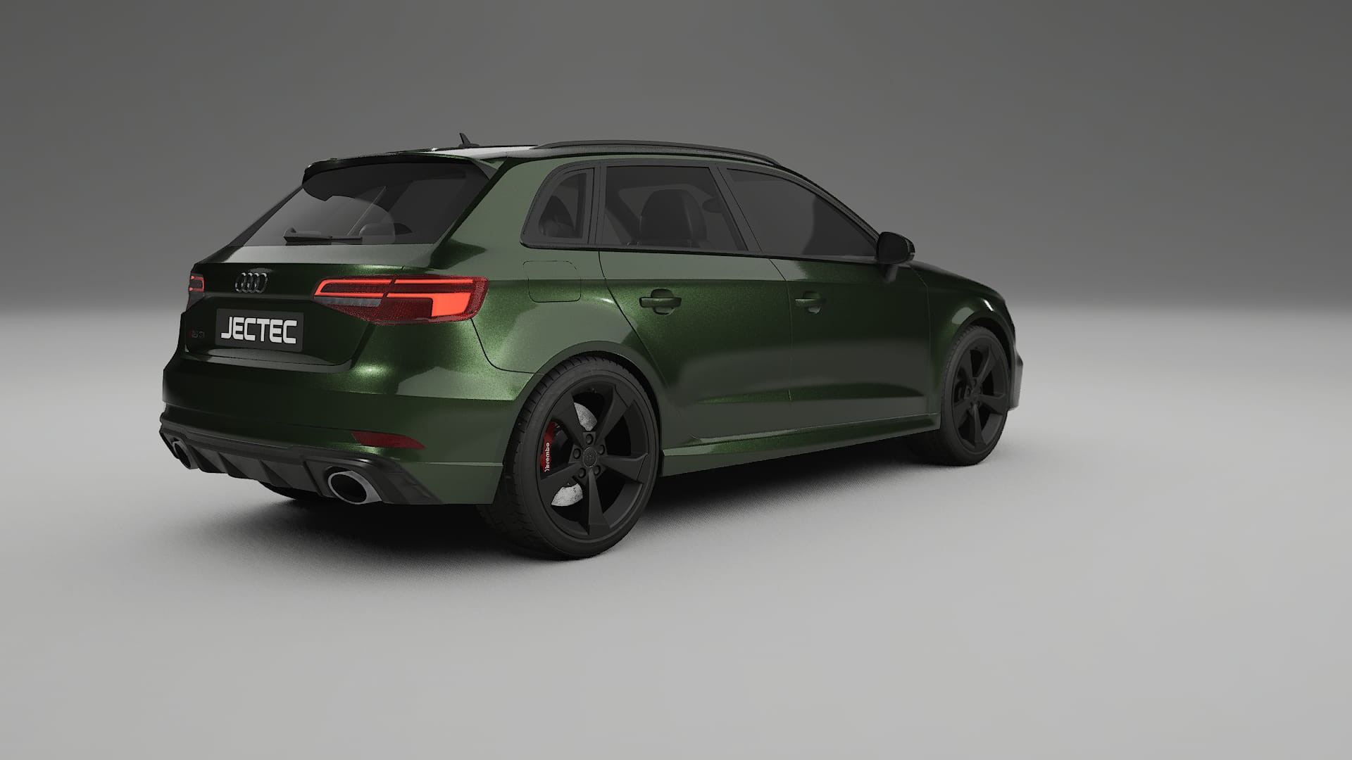 Audi RS3 Sportback 8V facelift LCI TPU Lackschutzfolie | LAGOON Farbwechsel PPF – Komplett-Vorgeschnittener Kit