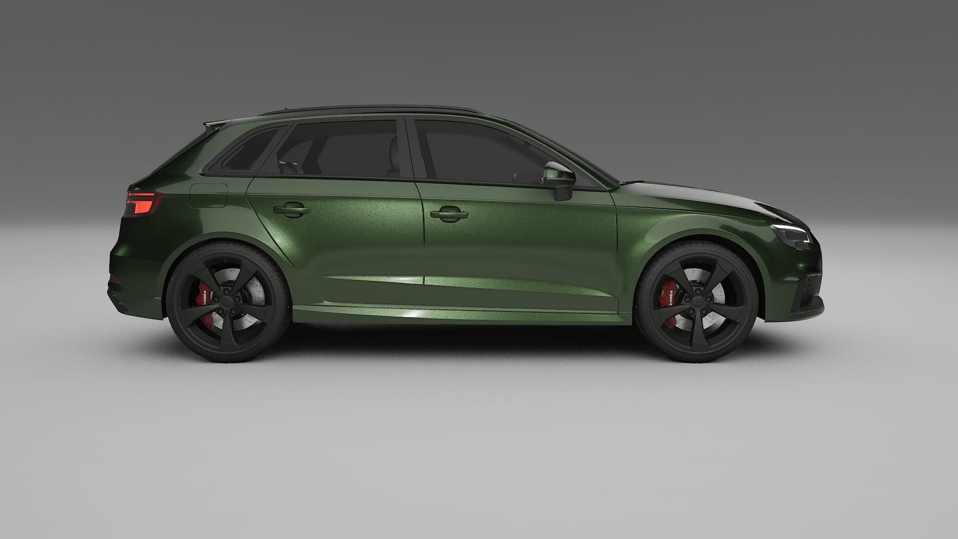 Audi RS3 Sportback 8V facelift LCI TPU Lackschutzfolie | LAGOON Farbwechsel PPF – Komplett-Vorgeschnittener Kit