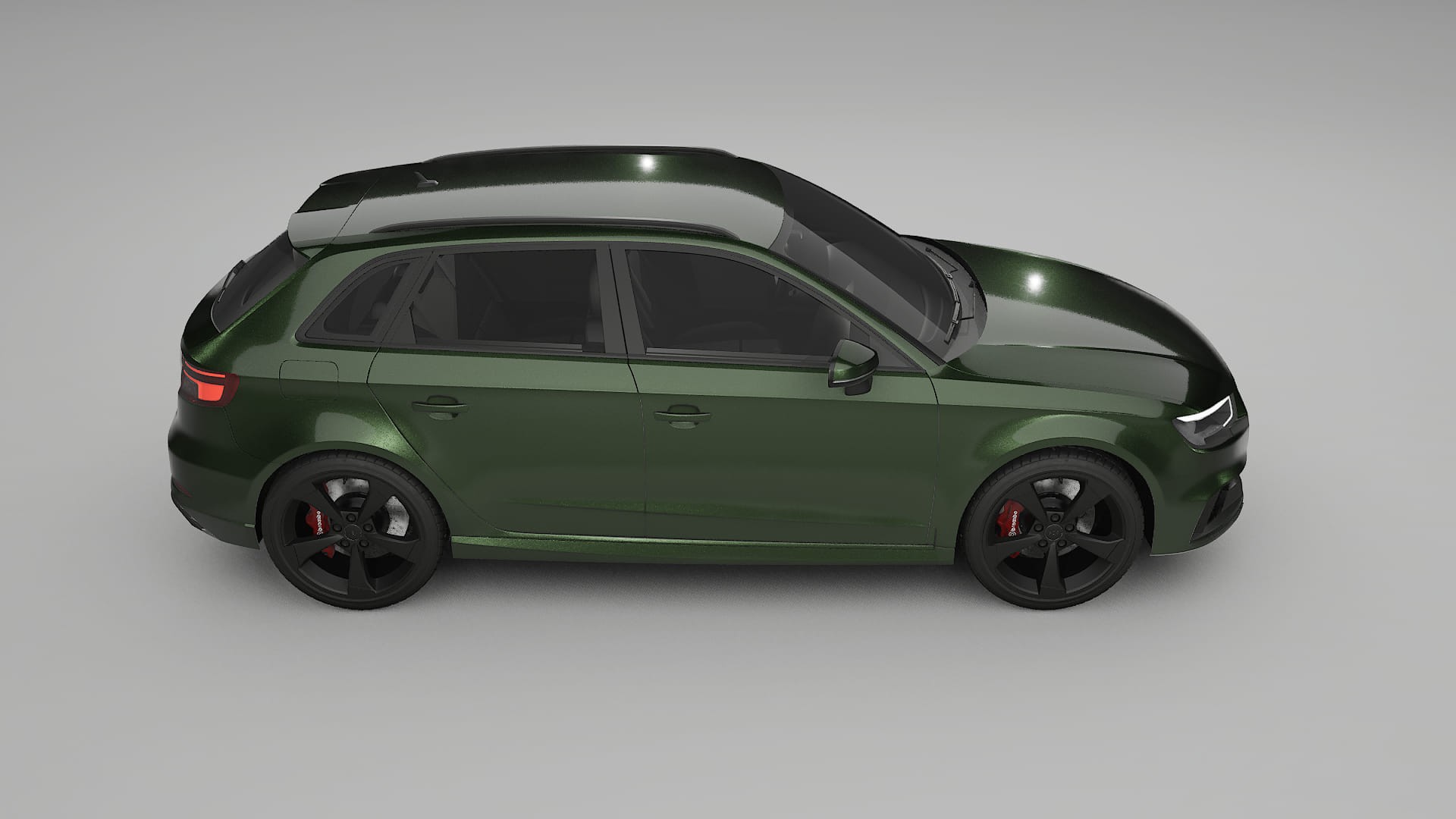 Audi RS3 Sportback 8V facelift LCI TPU Lackschutzfolie | LAGOON Farbwechsel PPF – Komplett-Vorgeschnittener Kit