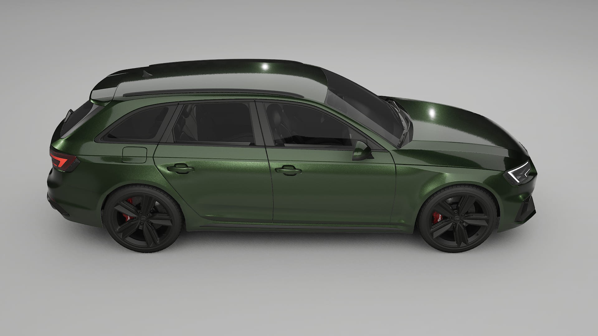 Audi RS4 Avant B9 prefacelift pre LCI TPU Lackschutzfolie | LAGOON Farbwechsel PPF – Komplett-Vorgeschnittener Kit