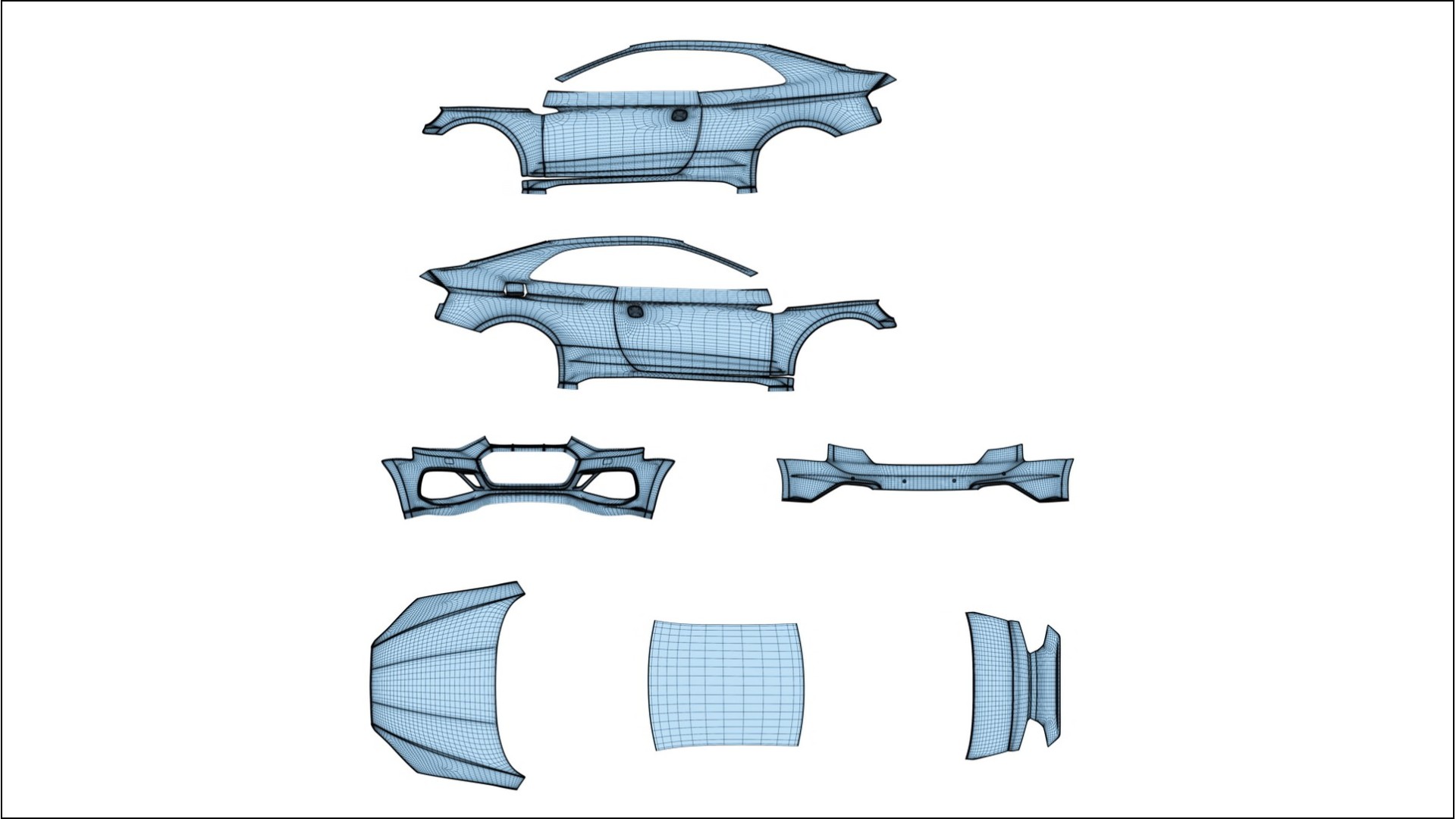 Audi RS5 Coupe B9 facelift pre LCI TPU Lackschutzfolie | ROCKET Farbwechsel PPF – Komplett-Vorgeschnittener Kit