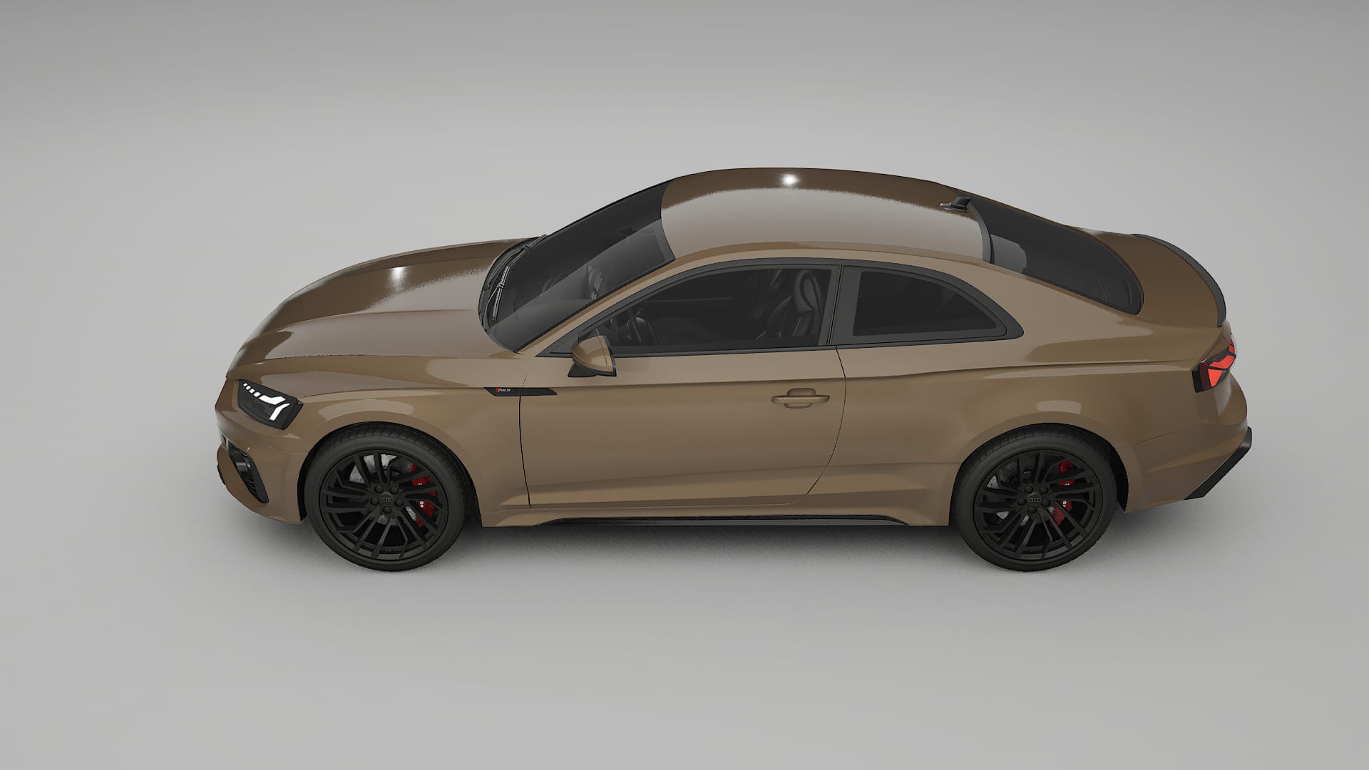 Audi RS5 Coupe B9 facelift pre LCI TPU Lackschutzfolie | SAHARA Farbwechsel PPF – Komplett-Vorgeschnittener Kit