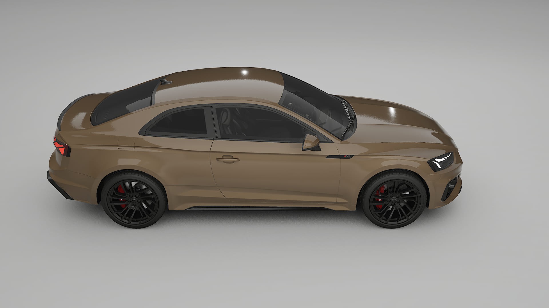 Audi RS5 Coupe B9 facelift pre LCI TPU Lackschutzfolie | SAHARA Farbwechsel PPF – Komplett-Vorgeschnittener Kit
