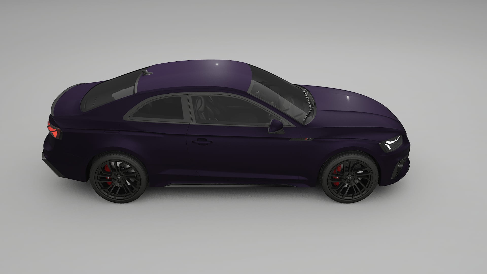 Audi RS5 Coupe B9 facelift pre LCI TPU Lackschutzfolie | VIOLET Farbwechsel PPF – Komplett-Vorgeschnittener Kit