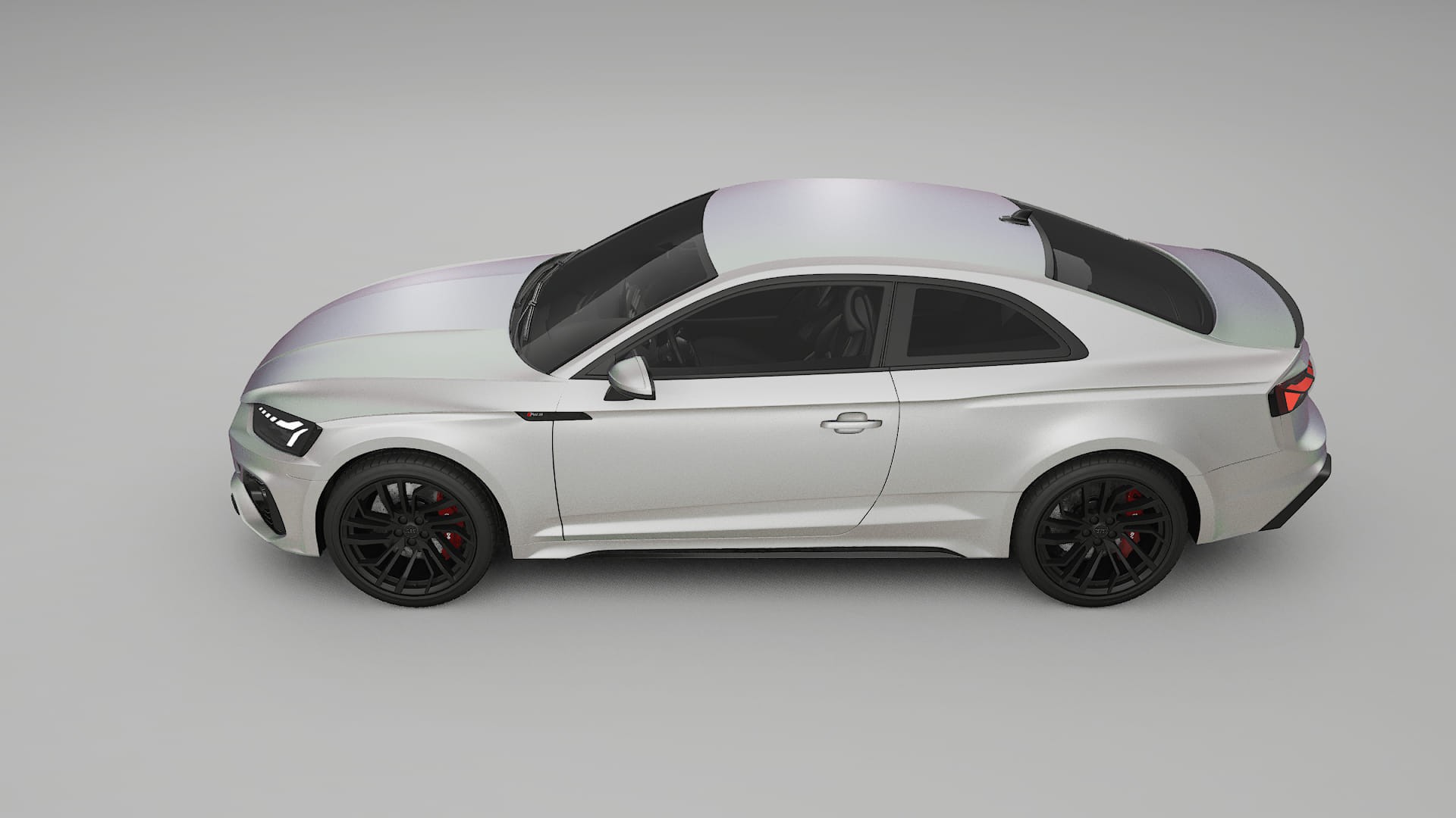 Audi RS5 Coupe B9 facelift pre LCI TPU Lackschutzfolie | NEBULA Farbwechsel PPF – Komplett-Vorgeschnittener Kit