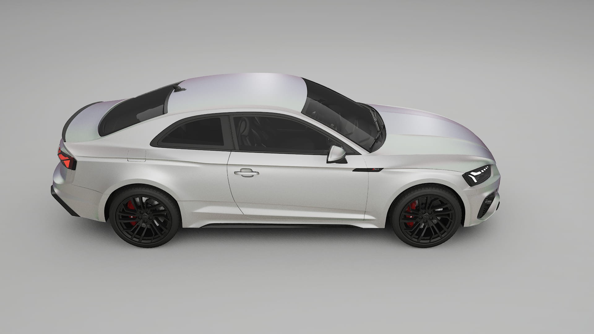 Audi RS5 Coupe B9 facelift pre LCI TPU Lackschutzfolie | NEBULA Farbwechsel PPF – Komplett-Vorgeschnittener Kit