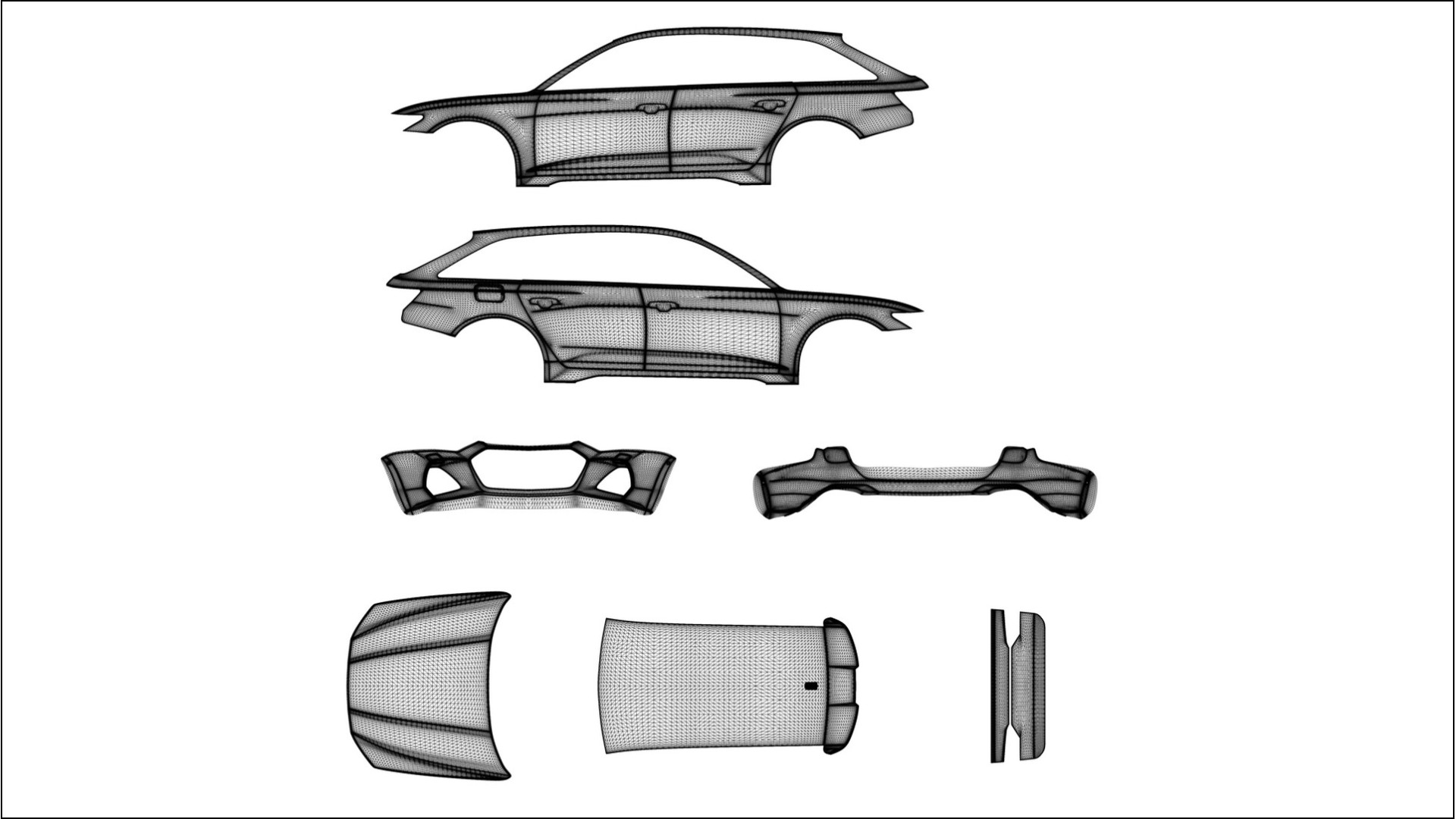 Audi RS6 Avant C8 facelift LCI TPU Lackschutzfolie | JEWEL Farbwechsel PPF – Komplett-Vorgeschnittener Kit