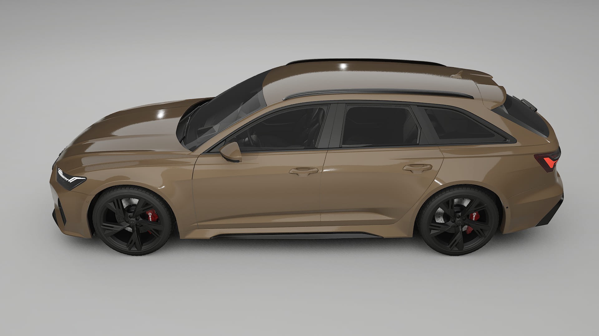 Audi RS6 Avant C8 facelift LCI TPU Lackschutzfolie | SAHARA Farbwechsel PPF – Komplett-Vorgeschnittener Kit