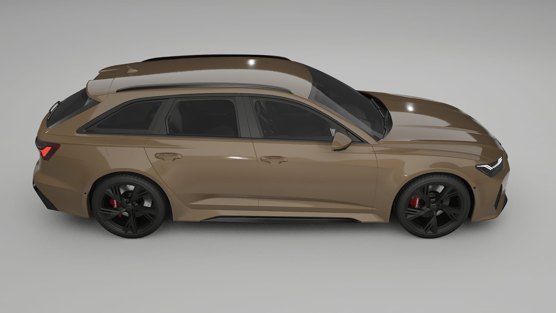 Audi RS6 Avant C8 facelift LCI TPU Lackschutzfolie | SAHARA Farbwechsel PPF – Komplett-Vorgeschnittener Kit