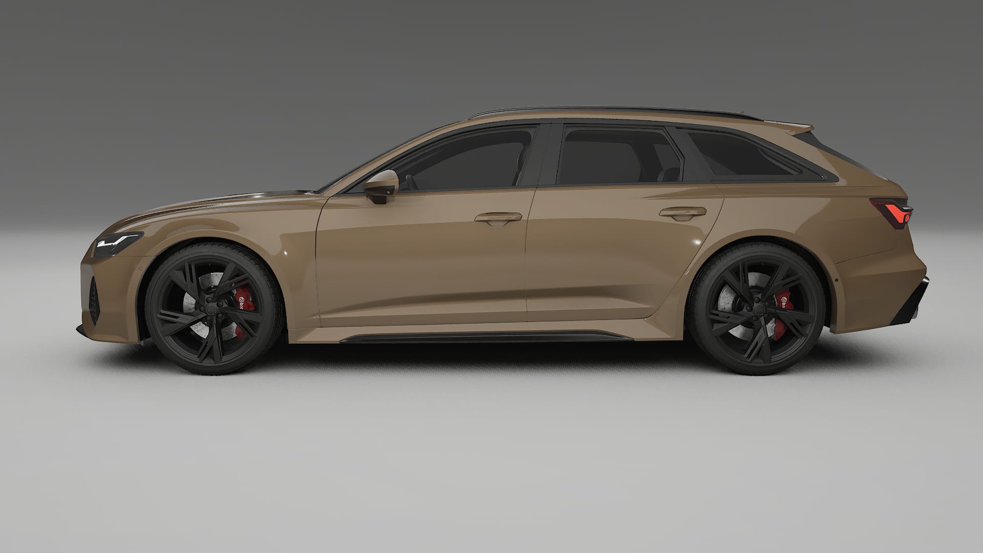Audi RS6 Avant C8 facelift LCI TPU Lackschutzfolie | SAHARA Farbwechsel PPF – Komplett-Vorgeschnittener Kit