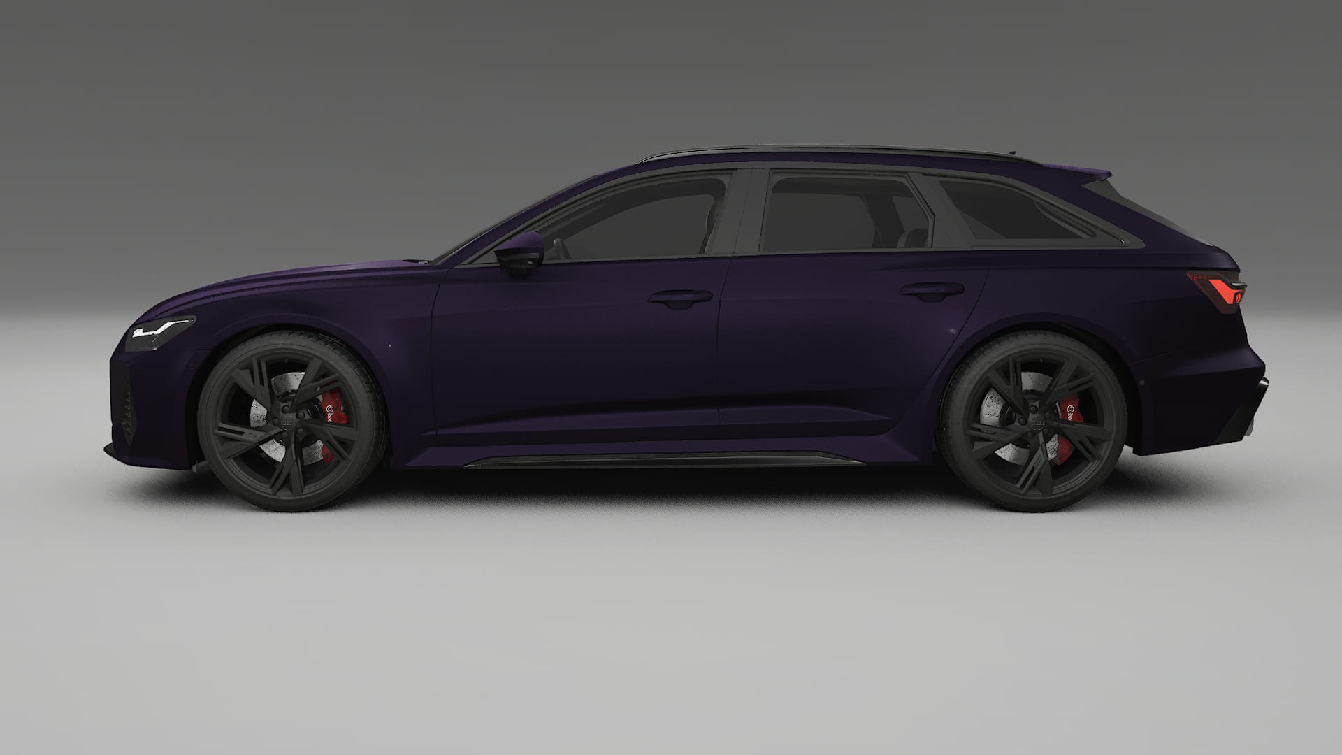 Audi RS6 Avant C8 facelift LCI TPU Lackschutzfolie | VIOLET Farbwechsel PPF – Komplett-Vorgeschnittener Kit