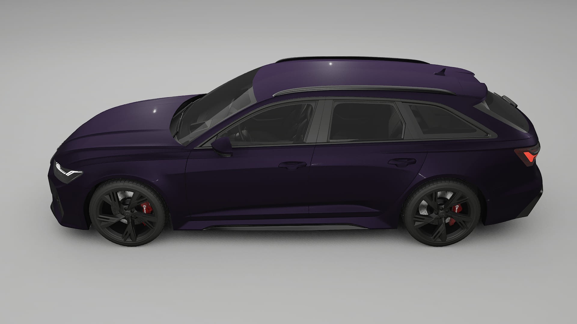 Audi RS6 Avant C8 facelift LCI TPU Lackschutzfolie | VIOLET Farbwechsel PPF – Komplett-Vorgeschnittener Kit