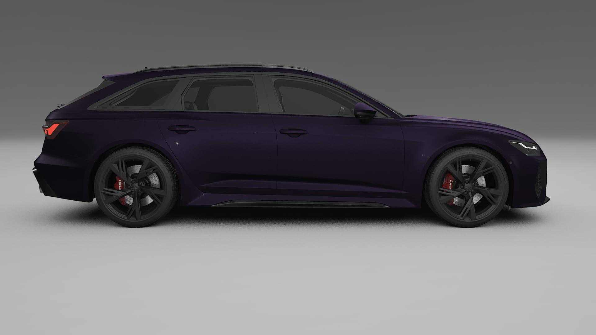 Audi RS6 Avant C8 facelift LCI TPU Lackschutzfolie | VIOLET Farbwechsel PPF – Komplett-Vorgeschnittener Kit