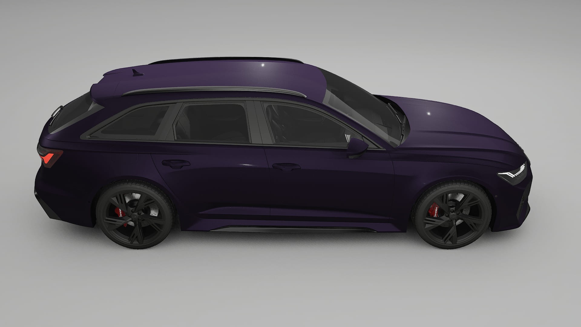 Audi RS6 Avant C8 facelift LCI TPU Lackschutzfolie | VIOLET Farbwechsel PPF – Komplett-Vorgeschnittener Kit