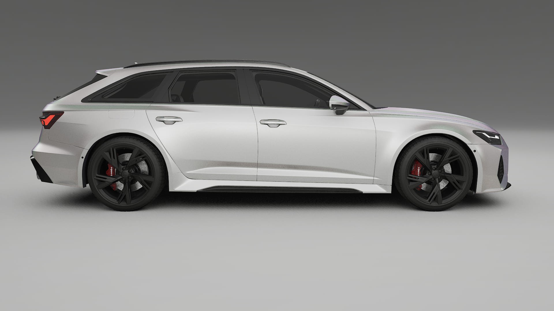 Audi RS6 Avant C8 facelift LCI TPU Lackschutzfolie | NEBULA Farbwechsel PPF – Komplett-Vorgeschnittener Kit