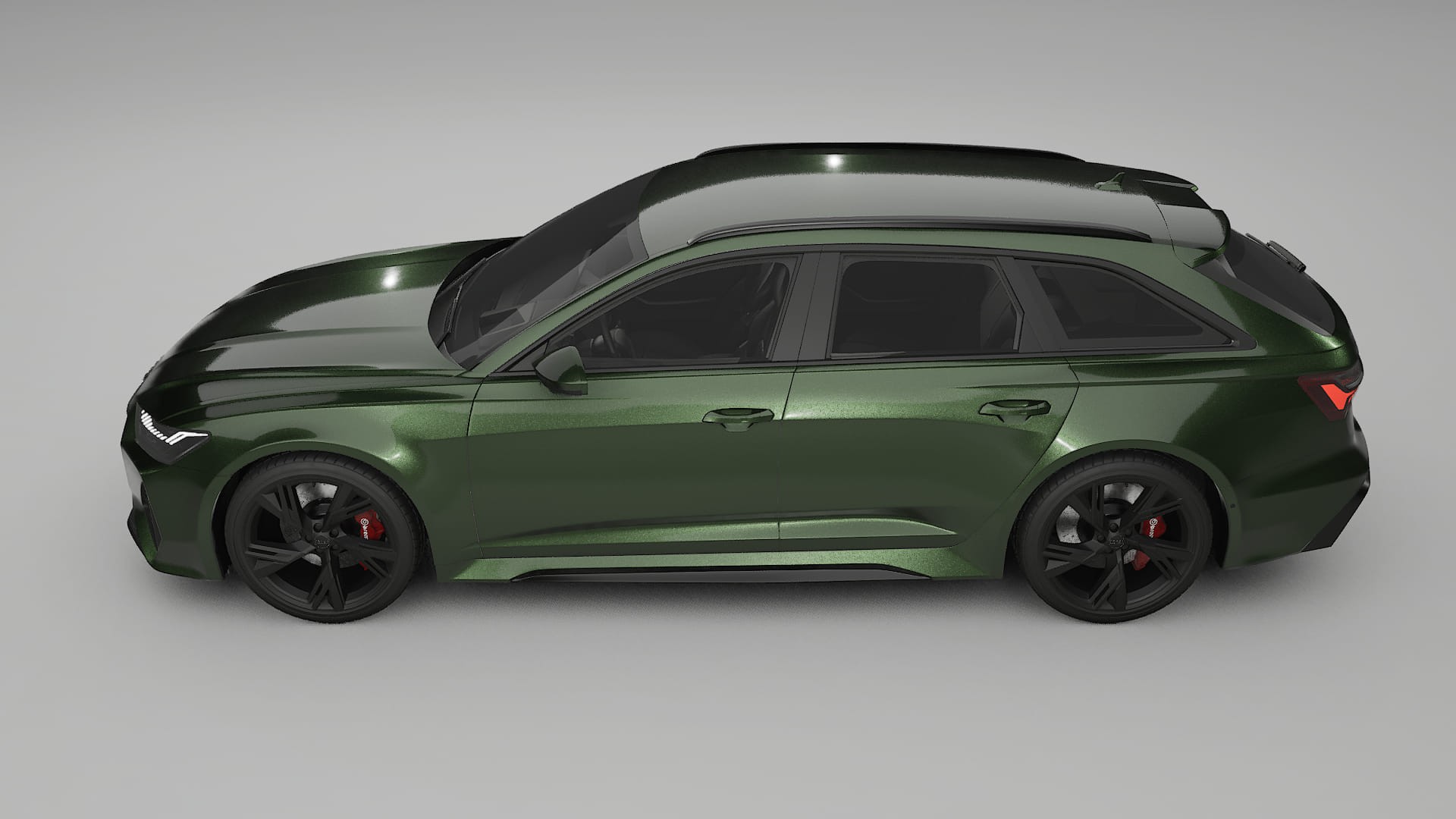 Audi RS6 Avant C8 facelift LCI TPU Lackschutzfolie | LAGOON Farbwechsel PPF – Komplett-Vorgeschnittener Kit