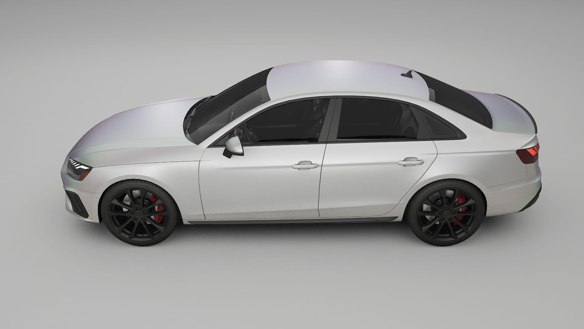 Audi S4 Sedan B9 facelift LCI TPU Lackschutzfolie | NEBULA Farbwechsel PPF – Komplett-Vorgeschnittener Kit