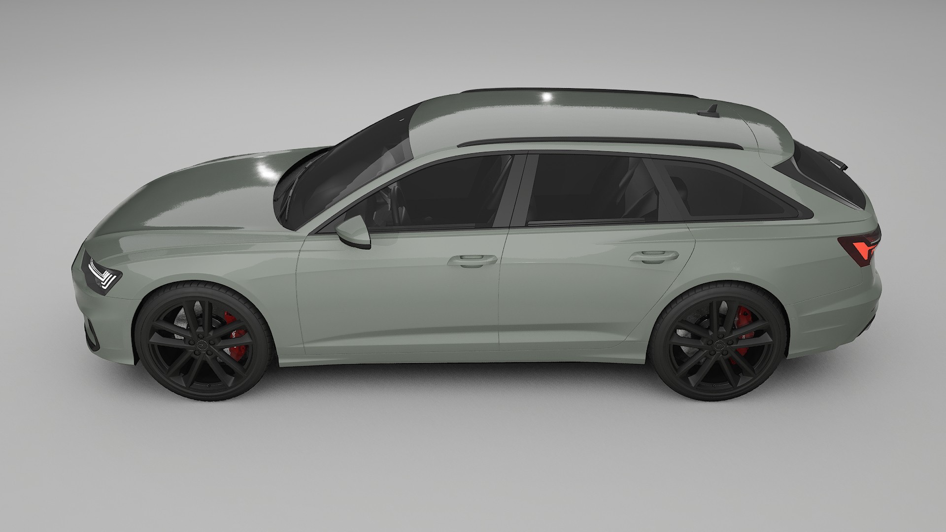 Audi S6 Avant prefacelift pre LCI C8 TPU Lackschutzfolie | SLATE Farbwechsel PPF – Komplett-Vorgeschnittener Kit