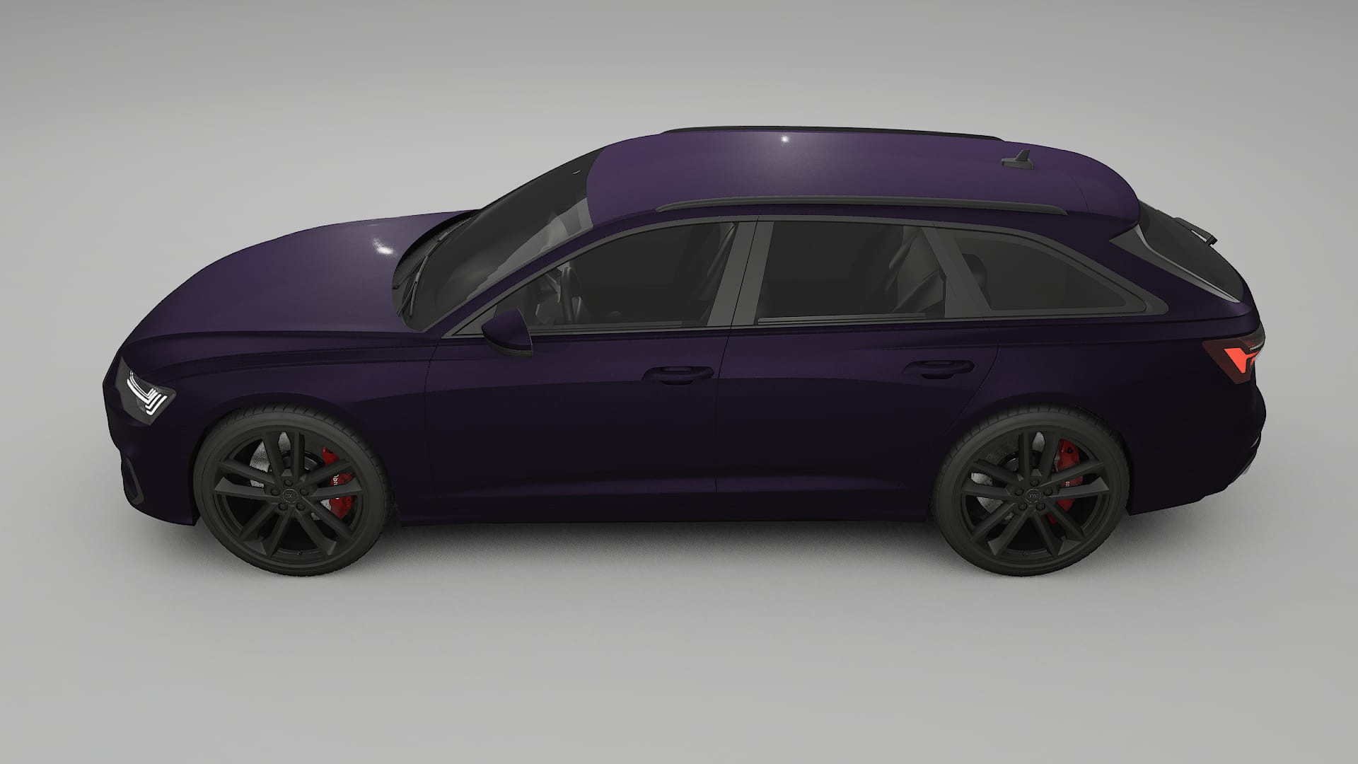 Audi S6 Avant prefacelift pre LCI C8 TPU Lackschutzfolie | VIOLET Farbwechsel PPF – Komplett-Vorgeschnittener Kit