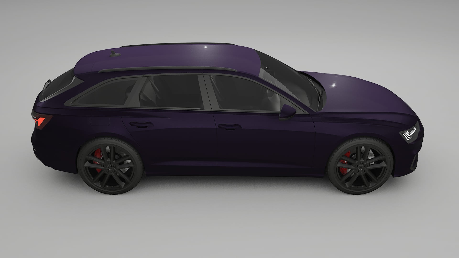 Audi S6 Avant prefacelift pre LCI C8 TPU Lackschutzfolie | VIOLET Farbwechsel PPF – Komplett-Vorgeschnittener Kit