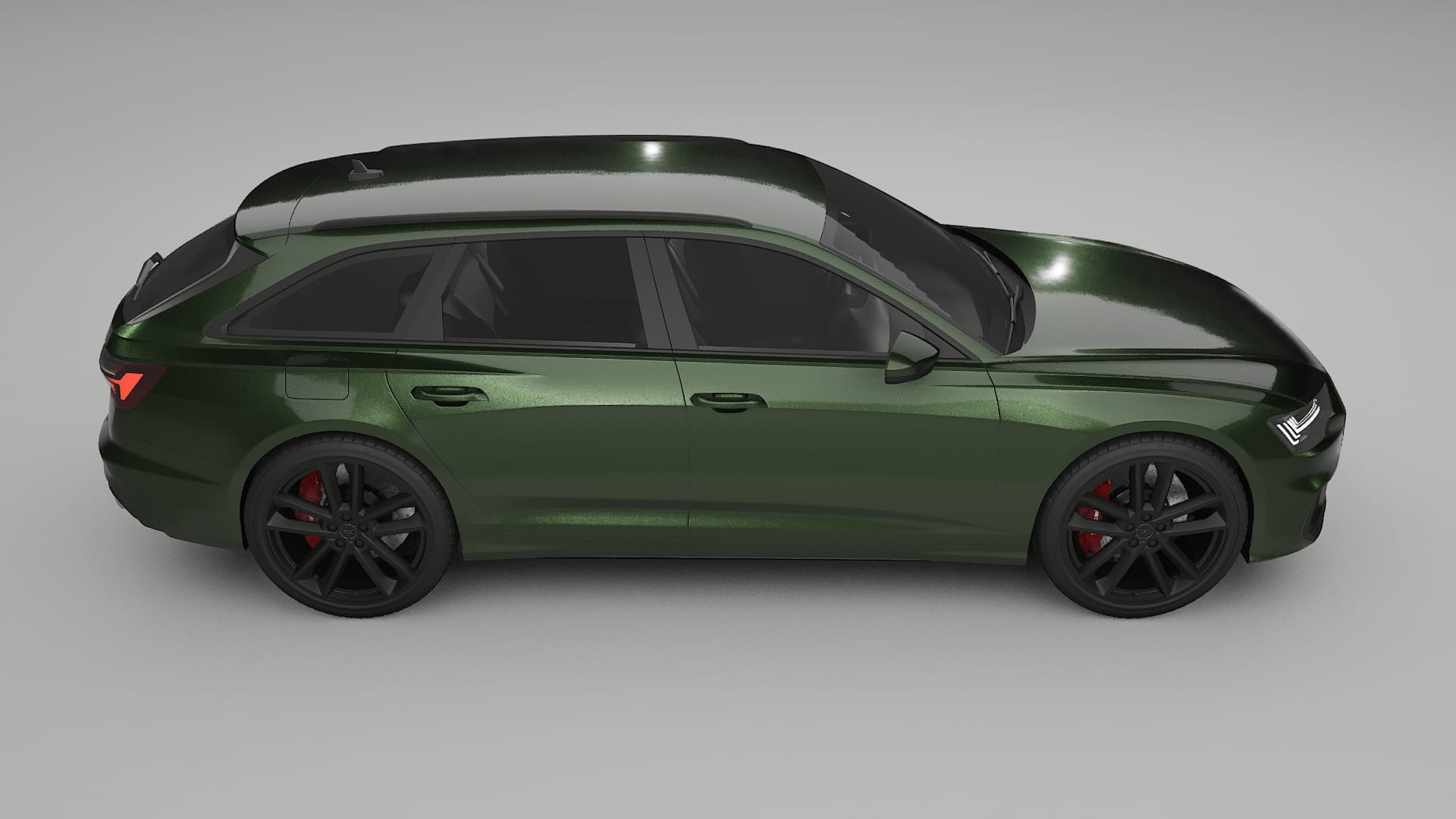 Audi S6 Avant prefacelift pre LCI C8 TPU Lackschutzfolie | LAGOON Farbwechsel PPF – Komplett-Vorgeschnittener Kit