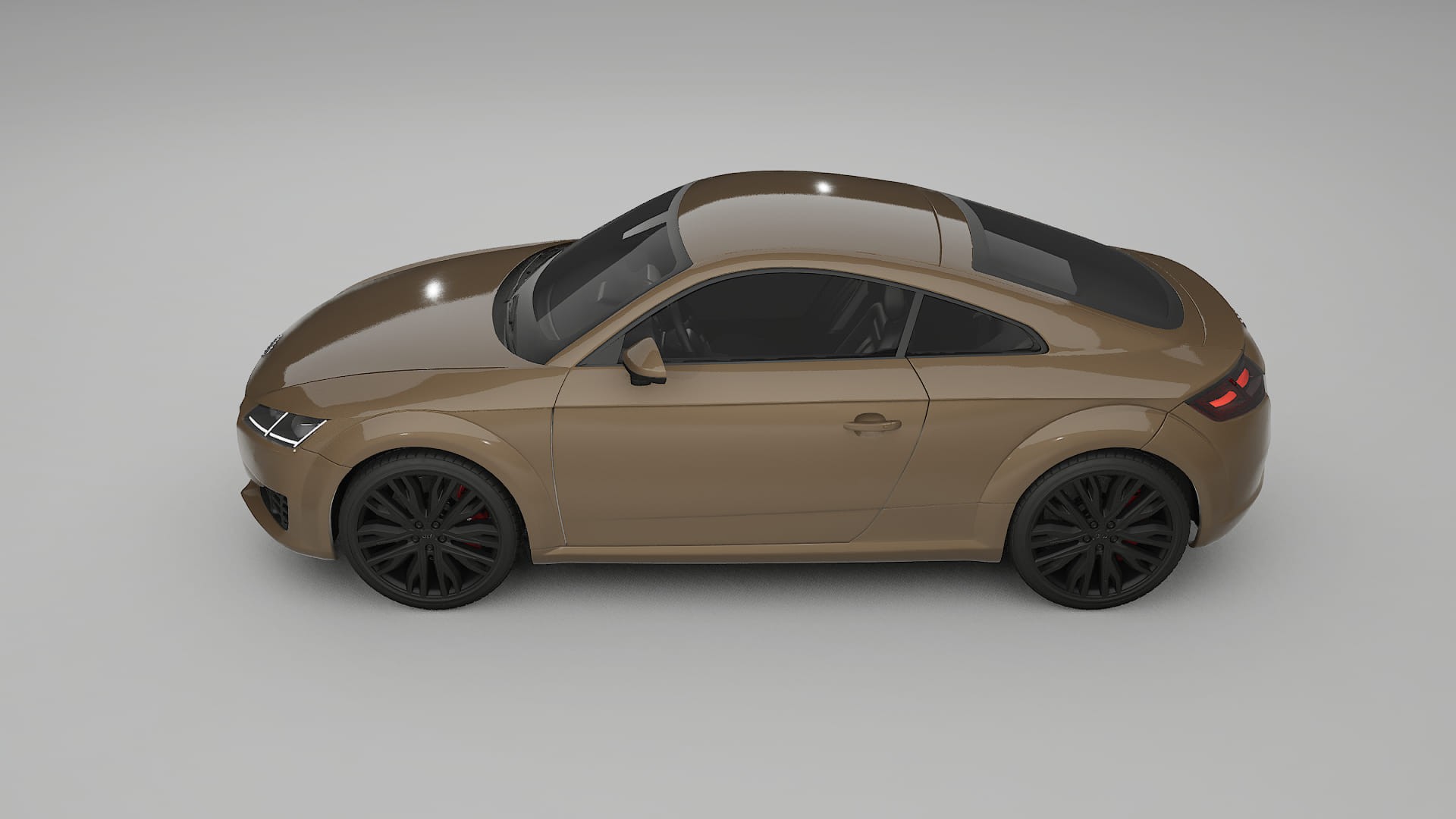 Audi TT Coupe 8S prefacelift pre LCI TPU Lackschutzfolie | SAHARA Farbwechsel PPF – Komplett-Vorgeschnittener Kit