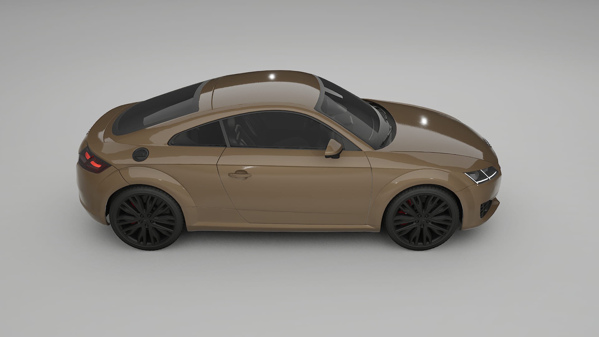 Audi TT Coupe 8S prefacelift pre LCI TPU Lackschutzfolie | SAHARA Farbwechsel PPF – Komplett-Vorgeschnittener Kit