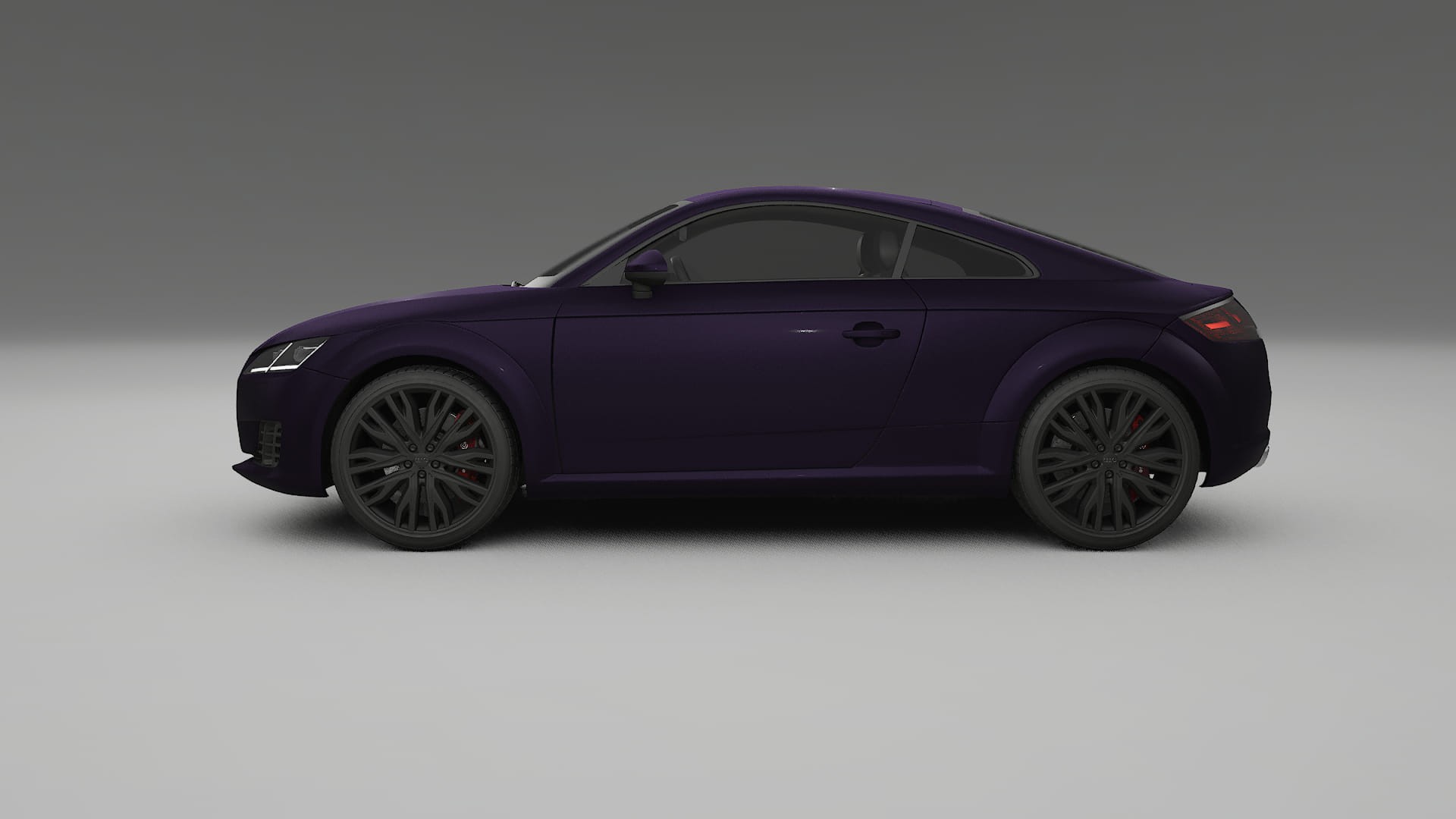 Audi TT Coupe 8S prefacelift pre LCI TPU Lackschutzfolie | VIOLET Farbwechsel PPF – Komplett-Vorgeschnittener Kit