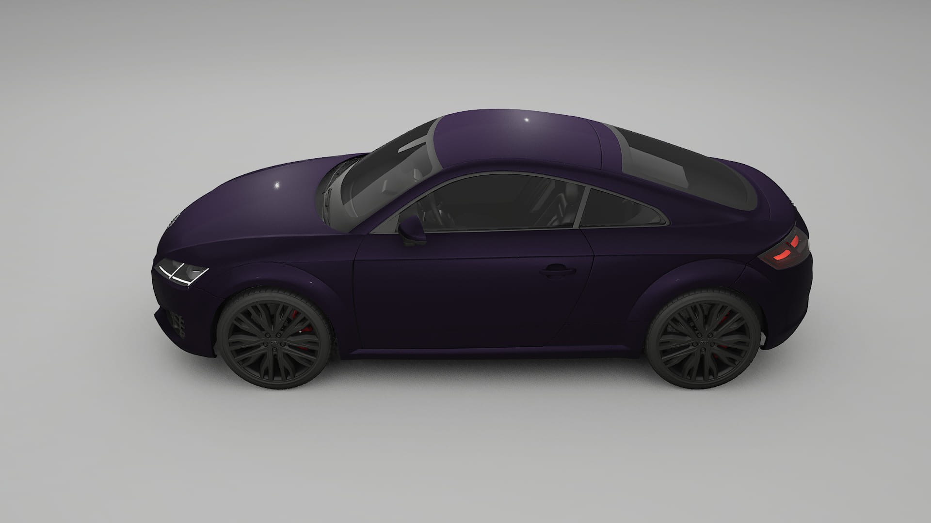 Audi TT Coupe 8S prefacelift pre LCI TPU Lackschutzfolie | VIOLET Farbwechsel PPF – Komplett-Vorgeschnittener Kit