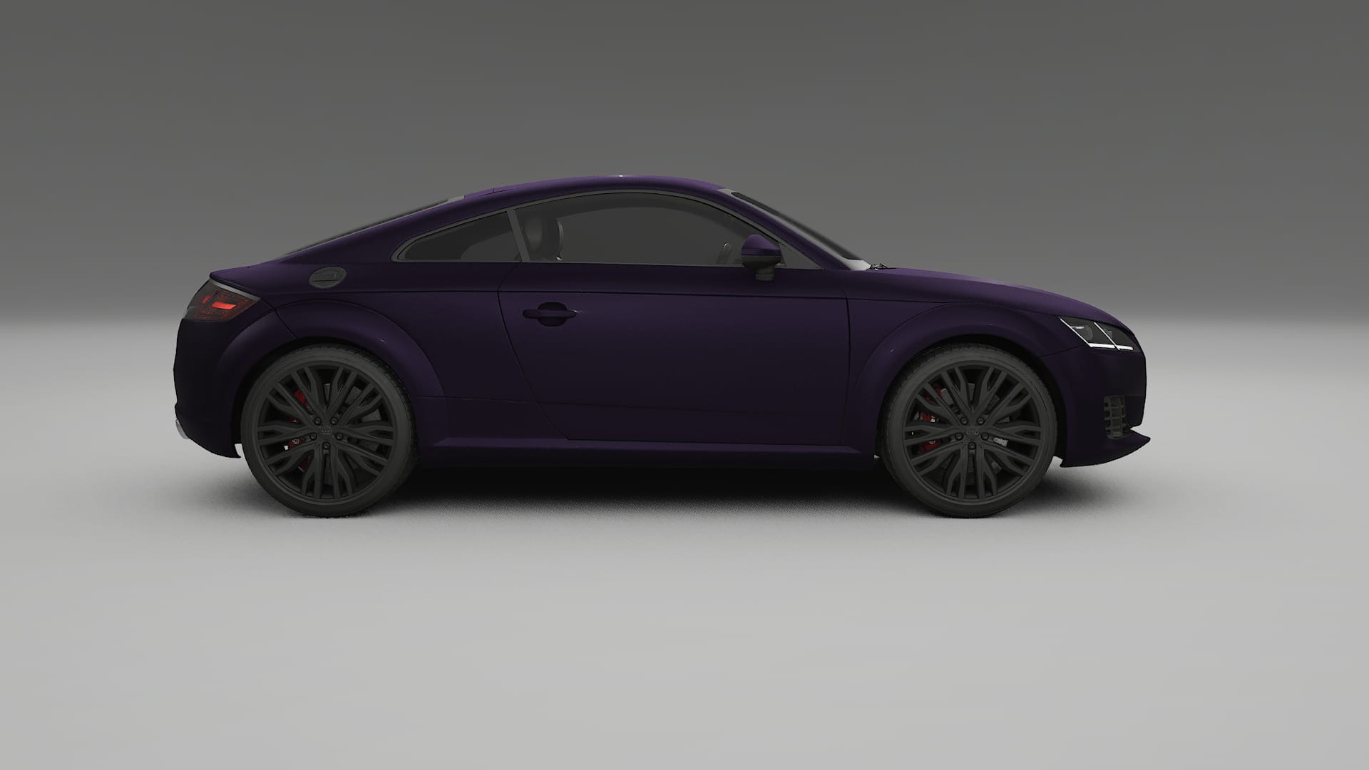 Audi TT Coupe 8S prefacelift pre LCI TPU Lackschutzfolie | VIOLET Farbwechsel PPF – Komplett-Vorgeschnittener Kit