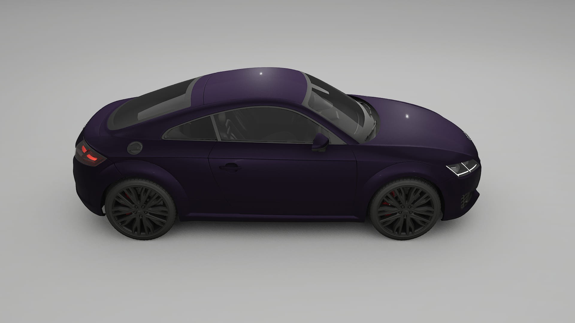 Audi TT Coupe 8S prefacelift pre LCI TPU Lackschutzfolie | VIOLET Farbwechsel PPF – Komplett-Vorgeschnittener Kit