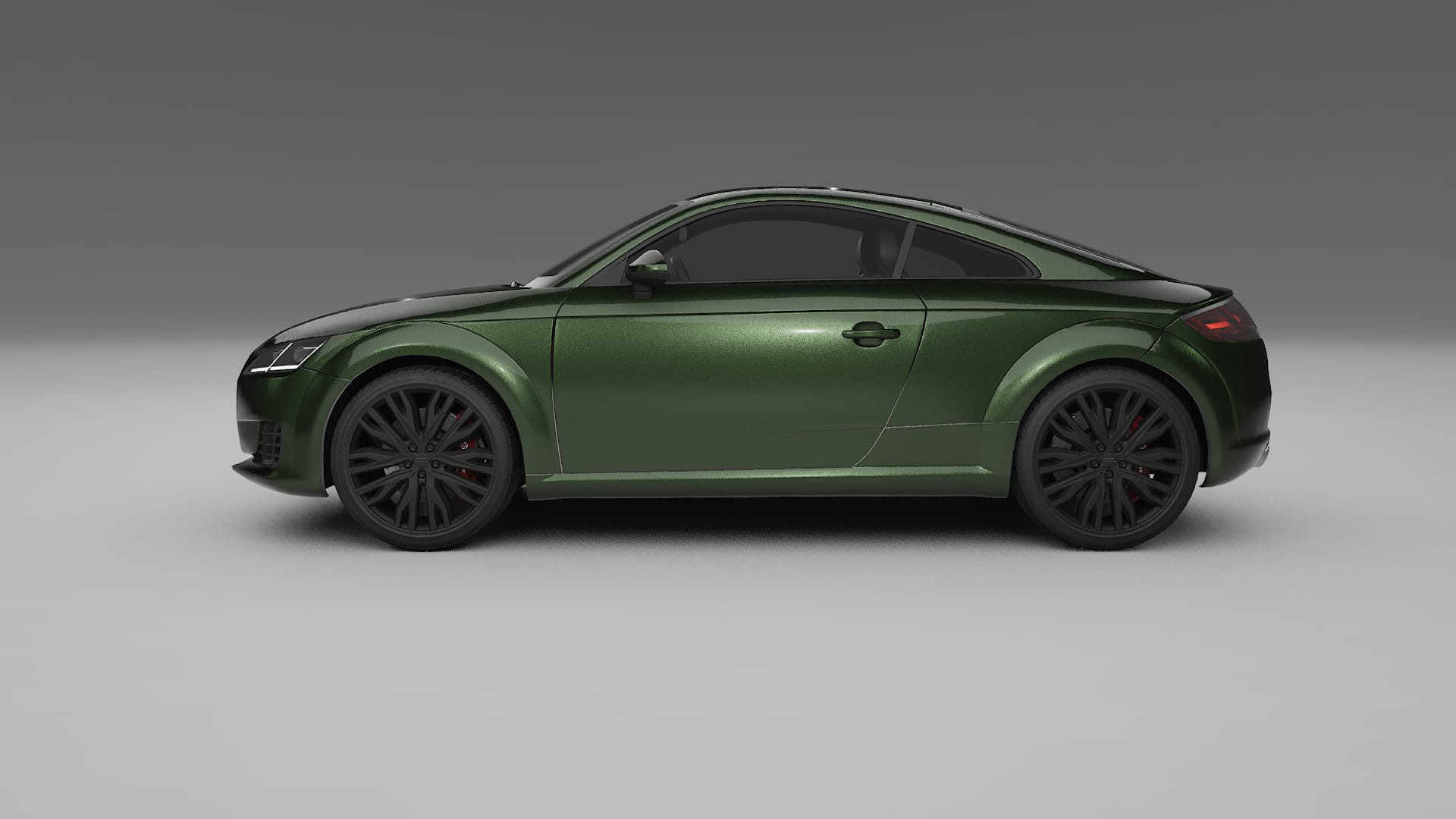 Audi TT Coupe 8S prefacelift pre LCI TPU Lackschutzfolie | LAGOON Farbwechsel PPF – Komplett-Vorgeschnittener Kit