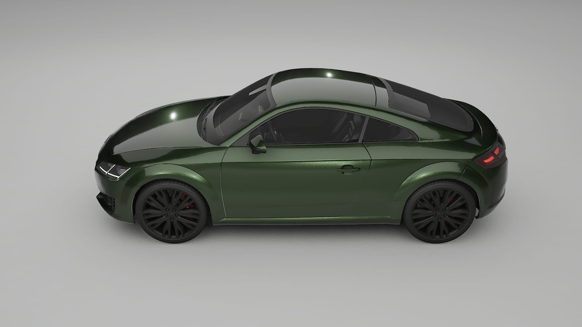Audi TT Coupe 8S prefacelift pre LCI TPU Lackschutzfolie | LAGOON Farbwechsel PPF – Komplett-Vorgeschnittener Kit