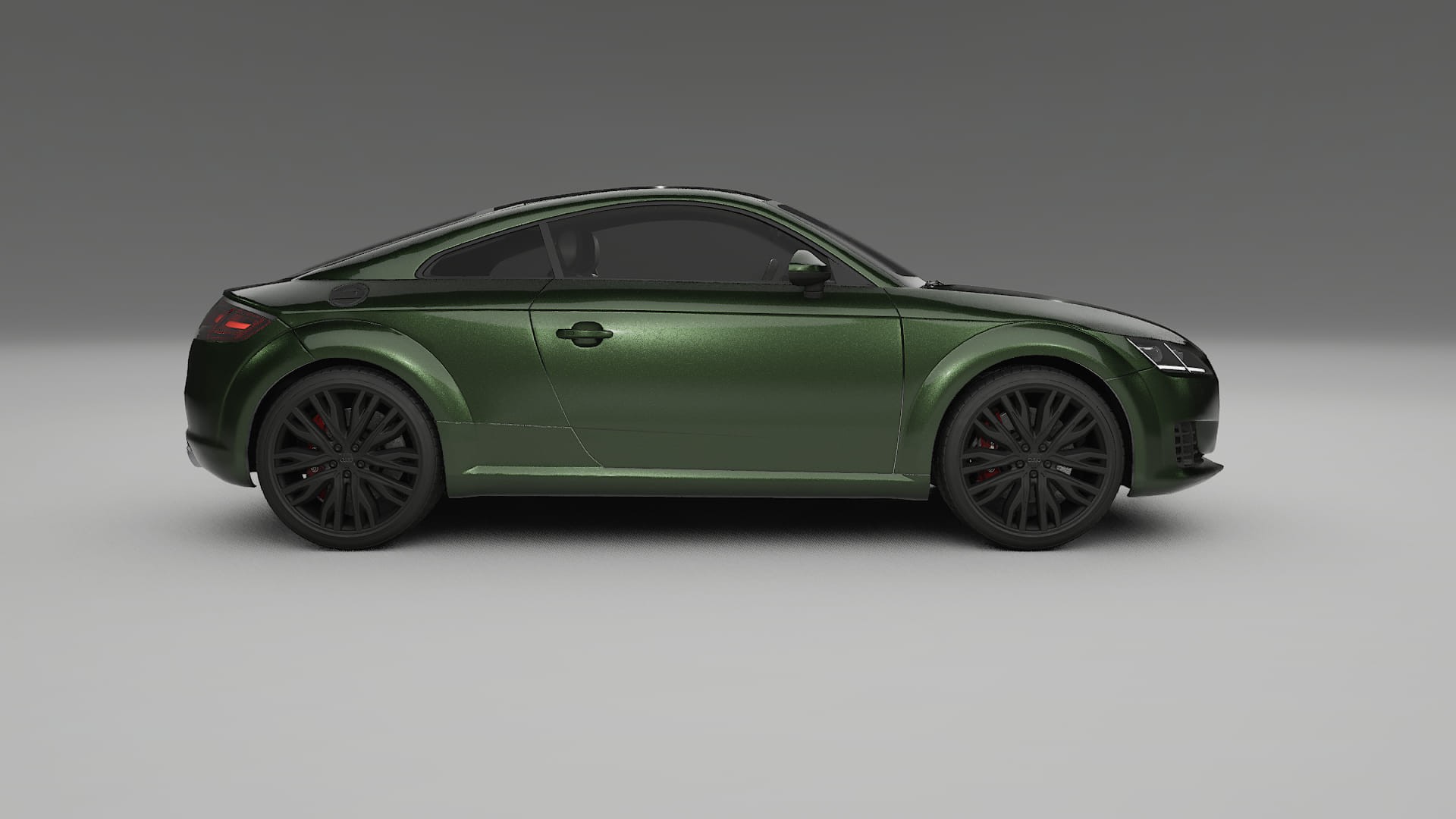 Audi TT Coupe 8S prefacelift pre LCI TPU Lackschutzfolie | LAGOON Farbwechsel PPF – Komplett-Vorgeschnittener Kit
