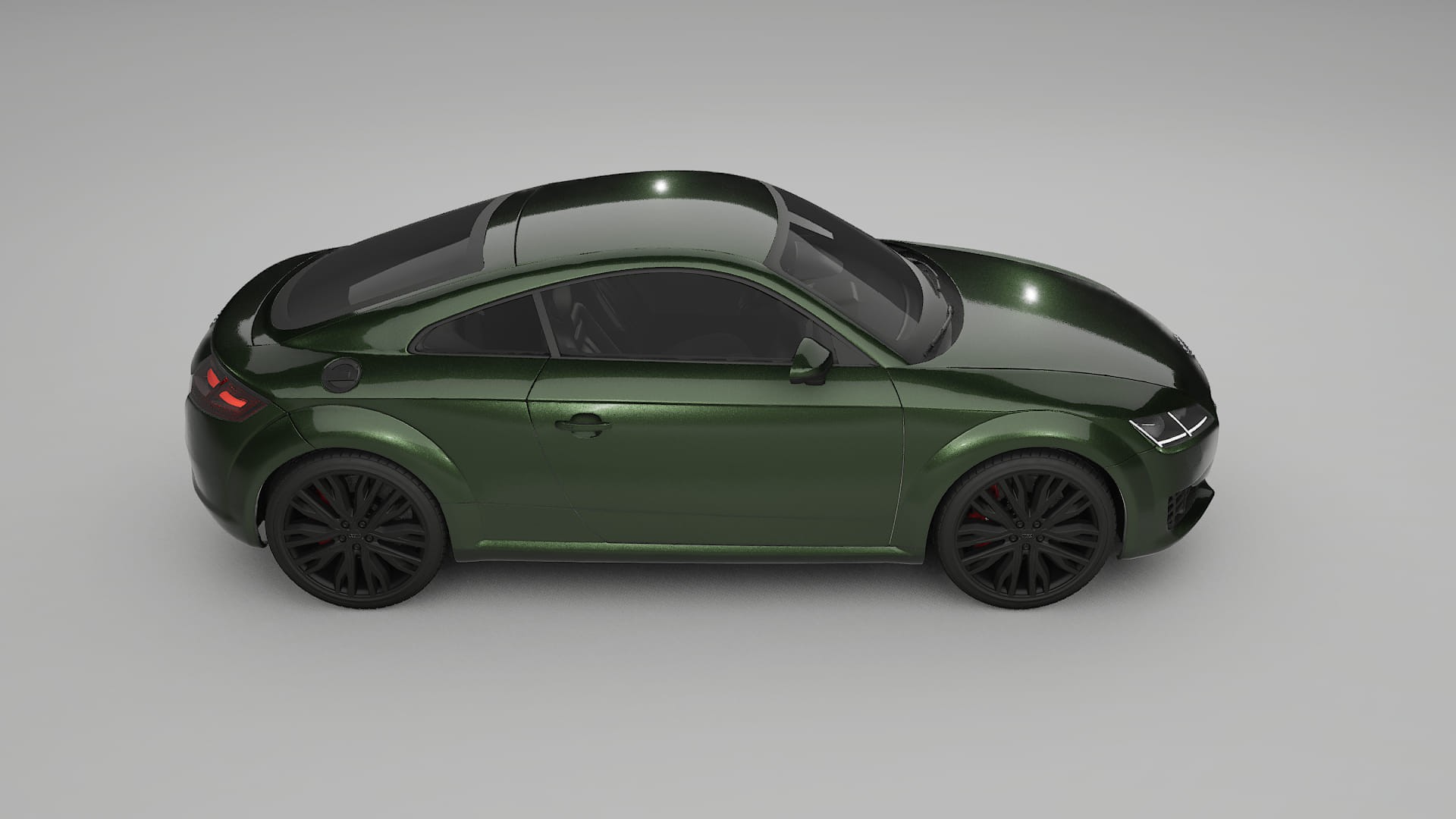 Audi TT Coupe 8S prefacelift pre LCI TPU Lackschutzfolie | LAGOON Farbwechsel PPF – Komplett-Vorgeschnittener Kit