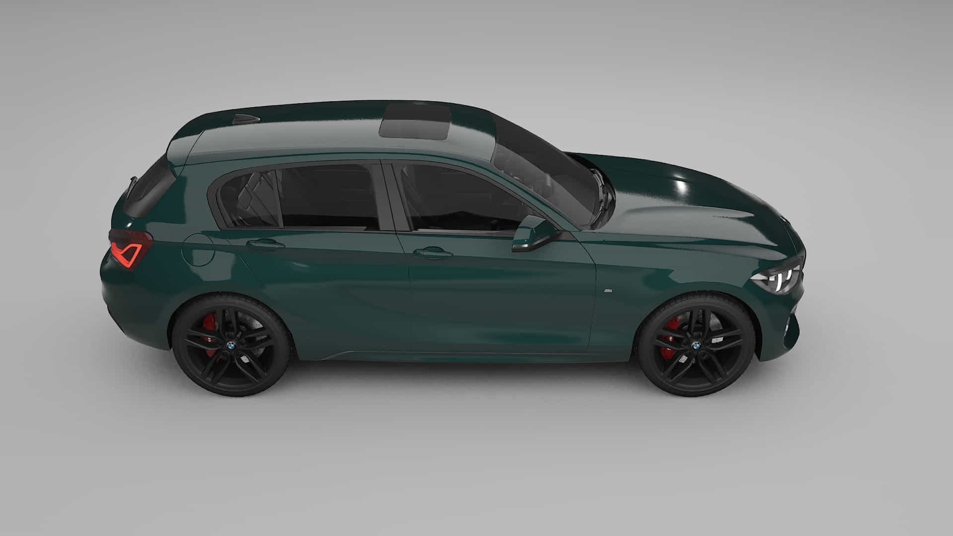 BMW 1 F20 facelift LCI TPU Lackschutzfolie | INFERNO Farbwechsel PPF – Komplett-Vorgeschnittener Kit