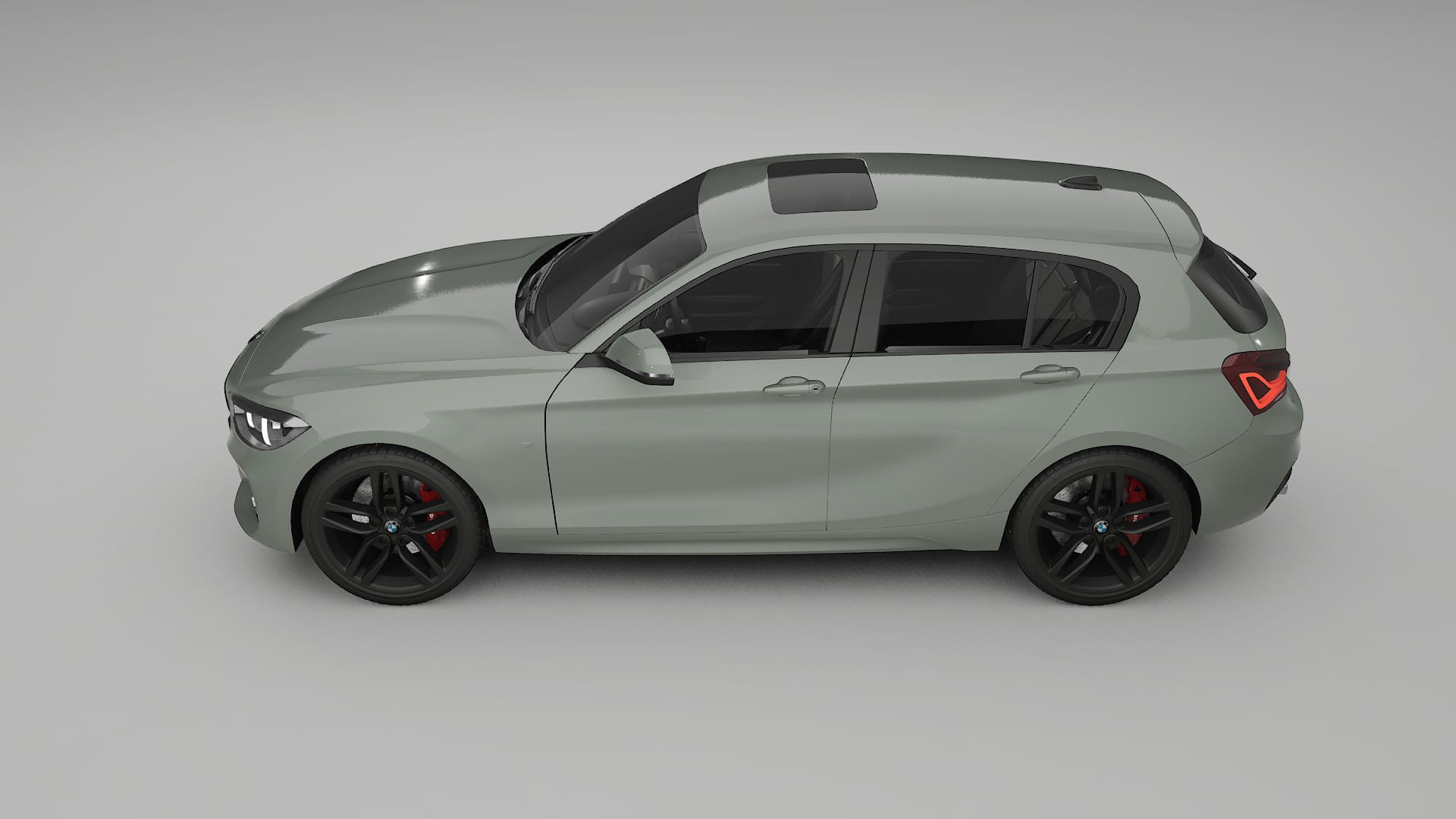 BMW 1 F20 facelift LCI TPU Lackschutzfolie | SLATE Farbwechsel PPF – Komplett-Vorgeschnittener Kit
