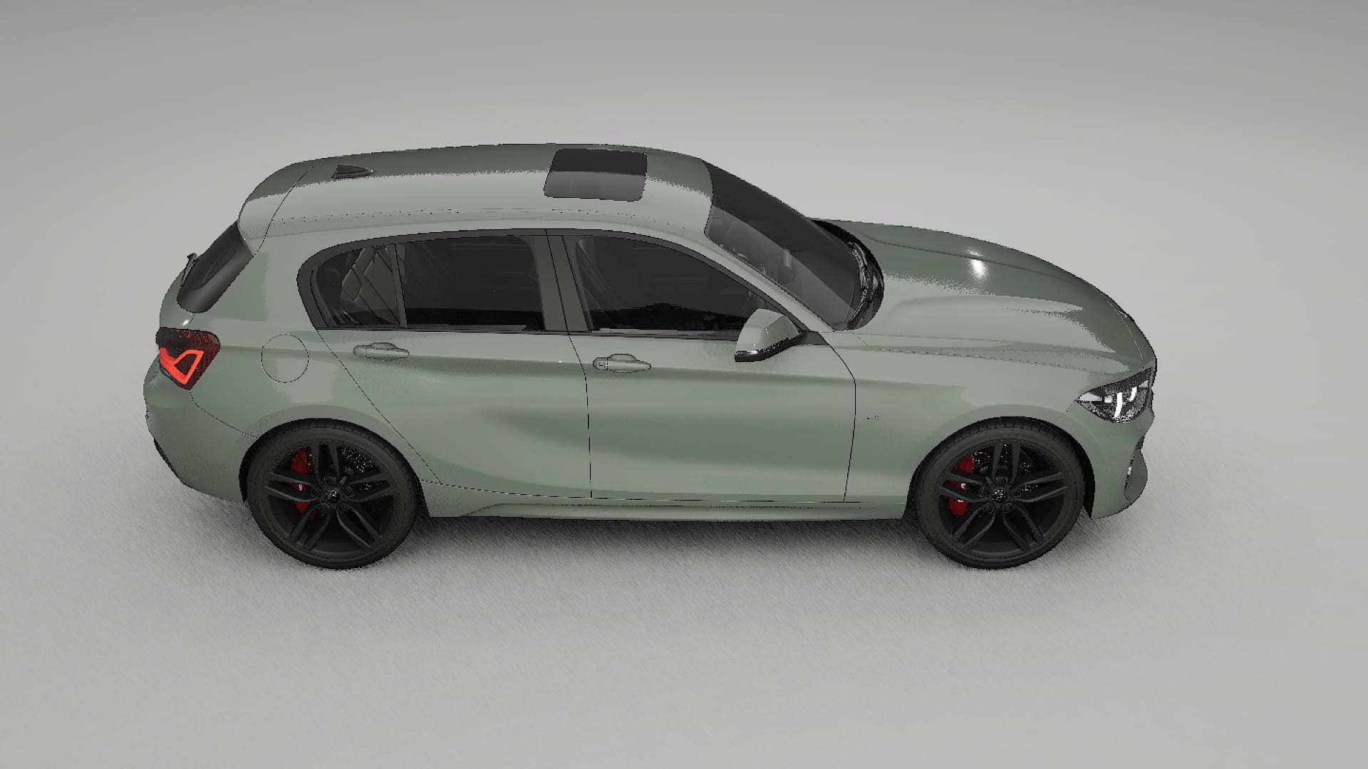 BMW 1 F20 facelift LCI TPU Lackschutzfolie | SLATE Farbwechsel PPF – Komplett-Vorgeschnittener Kit