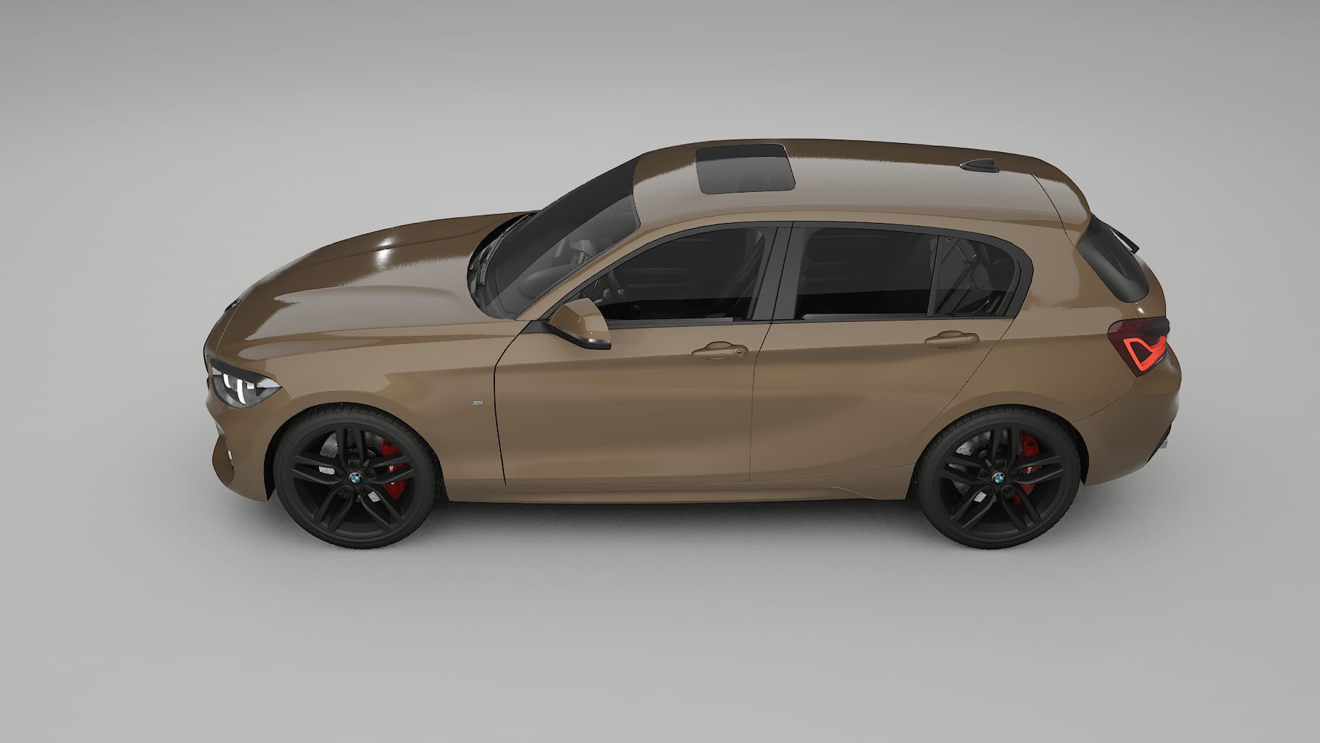 BMW 1 F20 facelift LCI TPU Lackschutzfolie | SAHARA Farbwechsel PPF – Komplett-Vorgeschnittener Kit