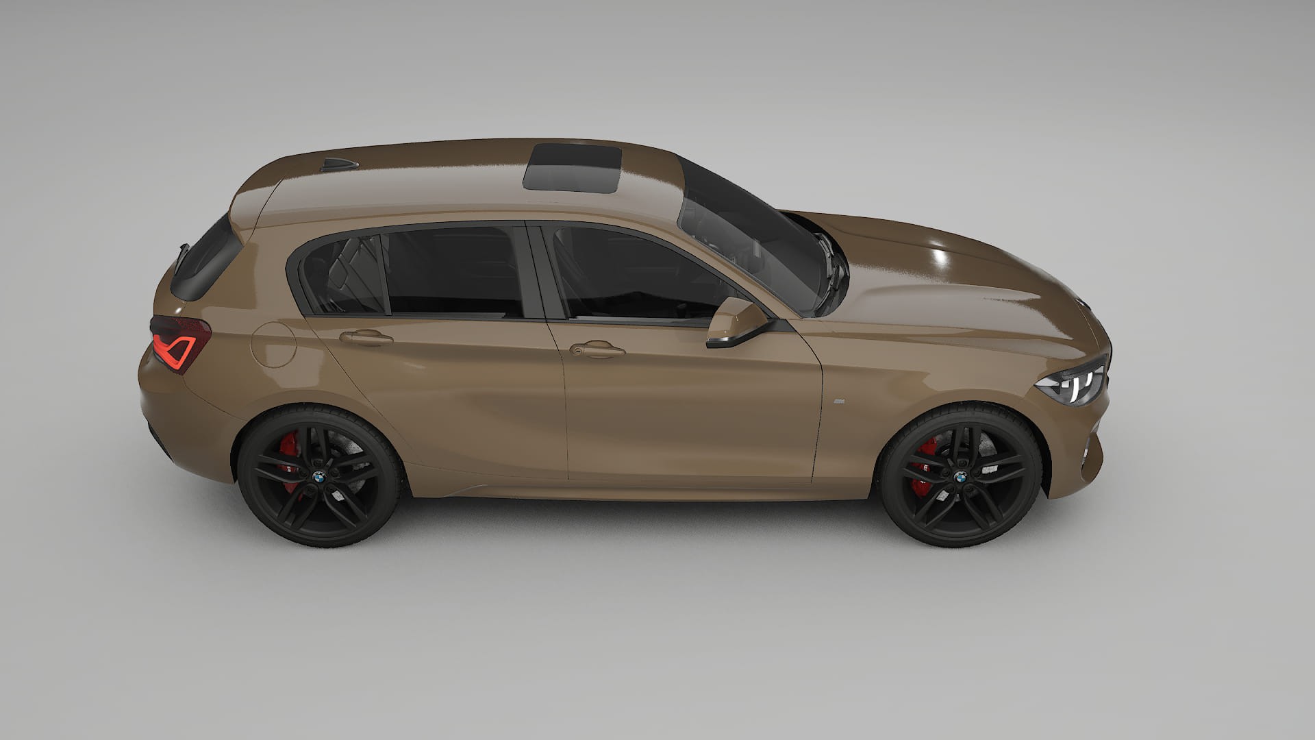 BMW 1 F20 facelift LCI TPU Lackschutzfolie | SAHARA Farbwechsel PPF – Komplett-Vorgeschnittener Kit
