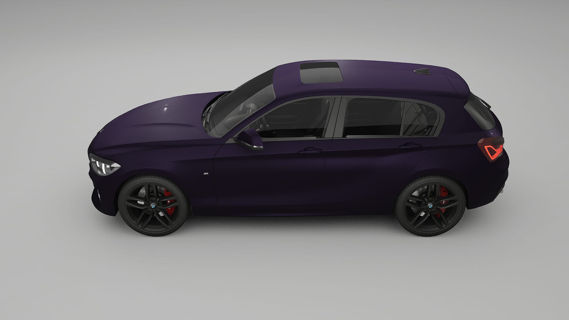 BMW 1 F20 facelift LCI TPU Lackschutzfolie | VIOLET Farbwechsel PPF – Komplett-Vorgeschnittener Kit