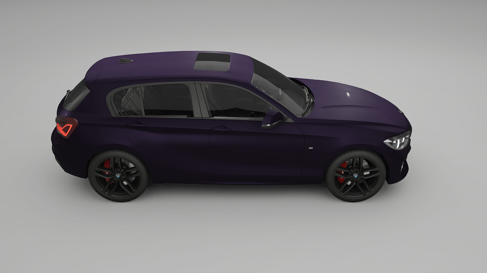 BMW 1 F20 facelift LCI TPU Lackschutzfolie | VIOLET Farbwechsel PPF – Komplett-Vorgeschnittener Kit